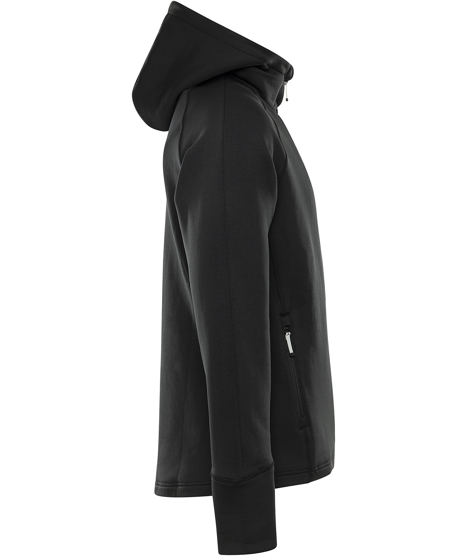 Fristads Cobalt Polartec&reg; hettegenser med glidel&aring;s full stretch, Svart, large image number 4