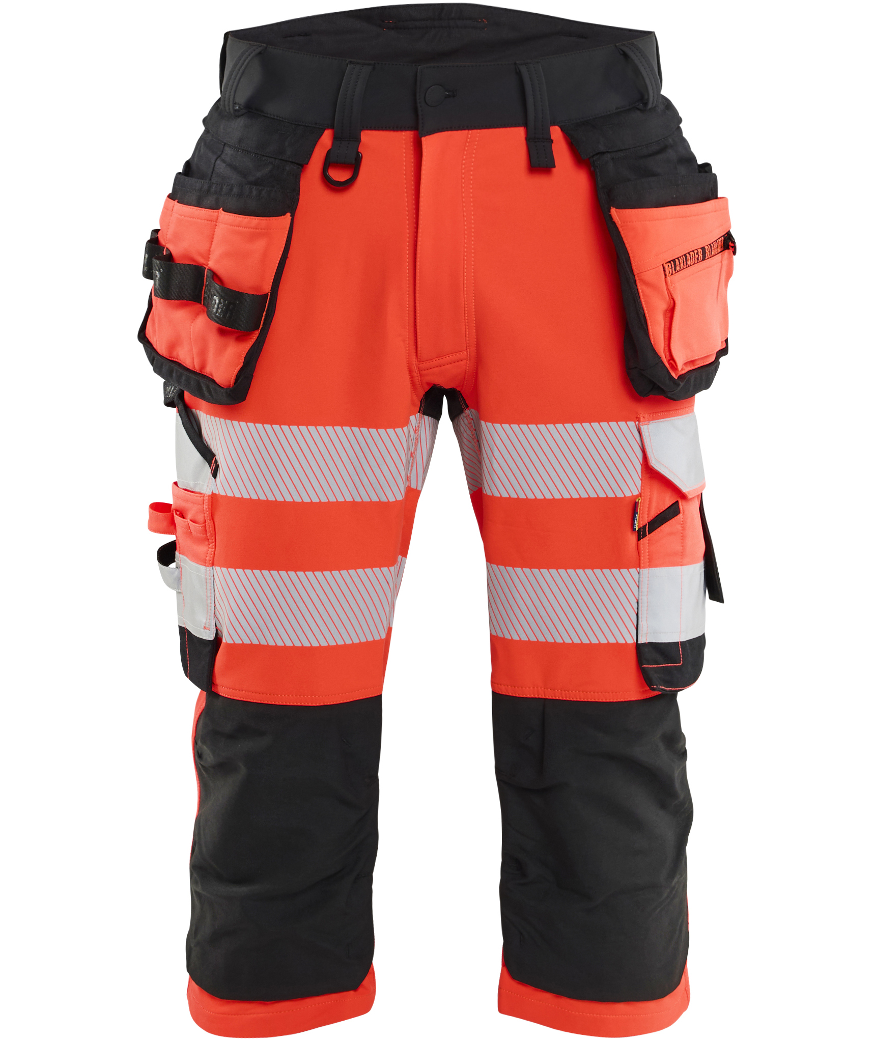 Bl&aring;kl&auml;der h&aring;ndv&aelig;rkerknickers full stretch, Hi-Vis r&oslash;d/sort, Hi-Vis r&oslash;d/sort, swatch