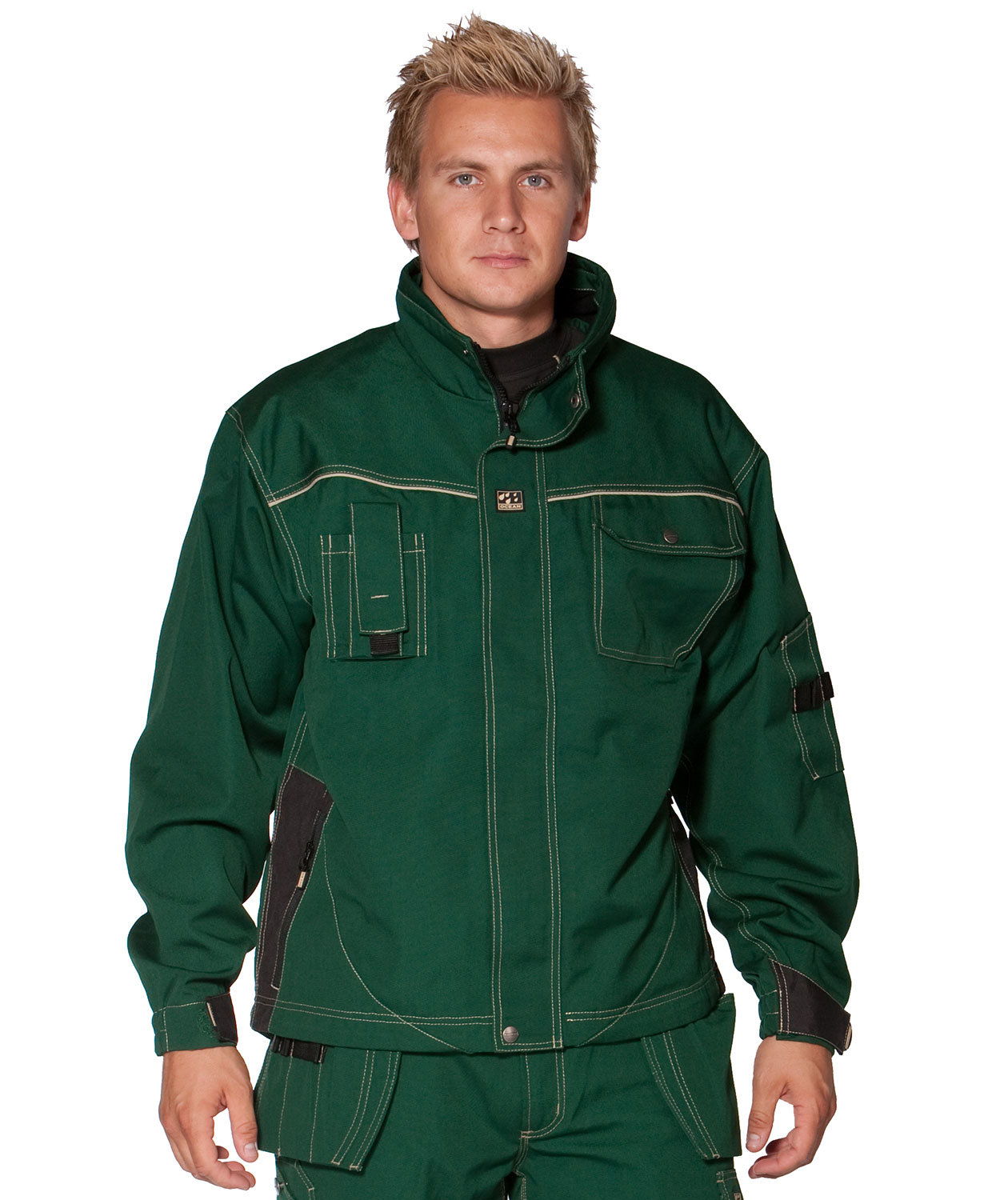 Ocean Thor arbejdsjakke, Gr&oslash;n