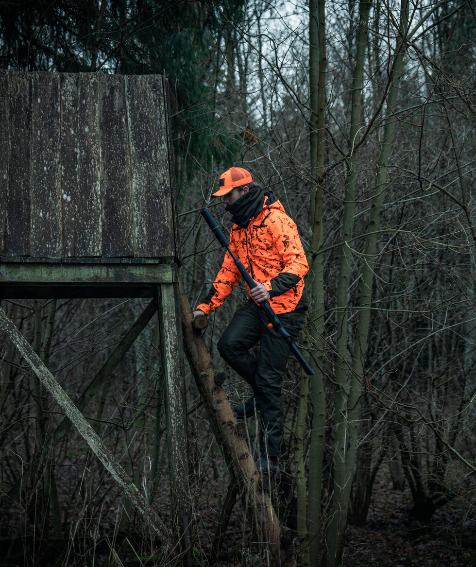 Seeland Trax Blaze Jacke, Orange Blaze InVis MPC, large image number 3