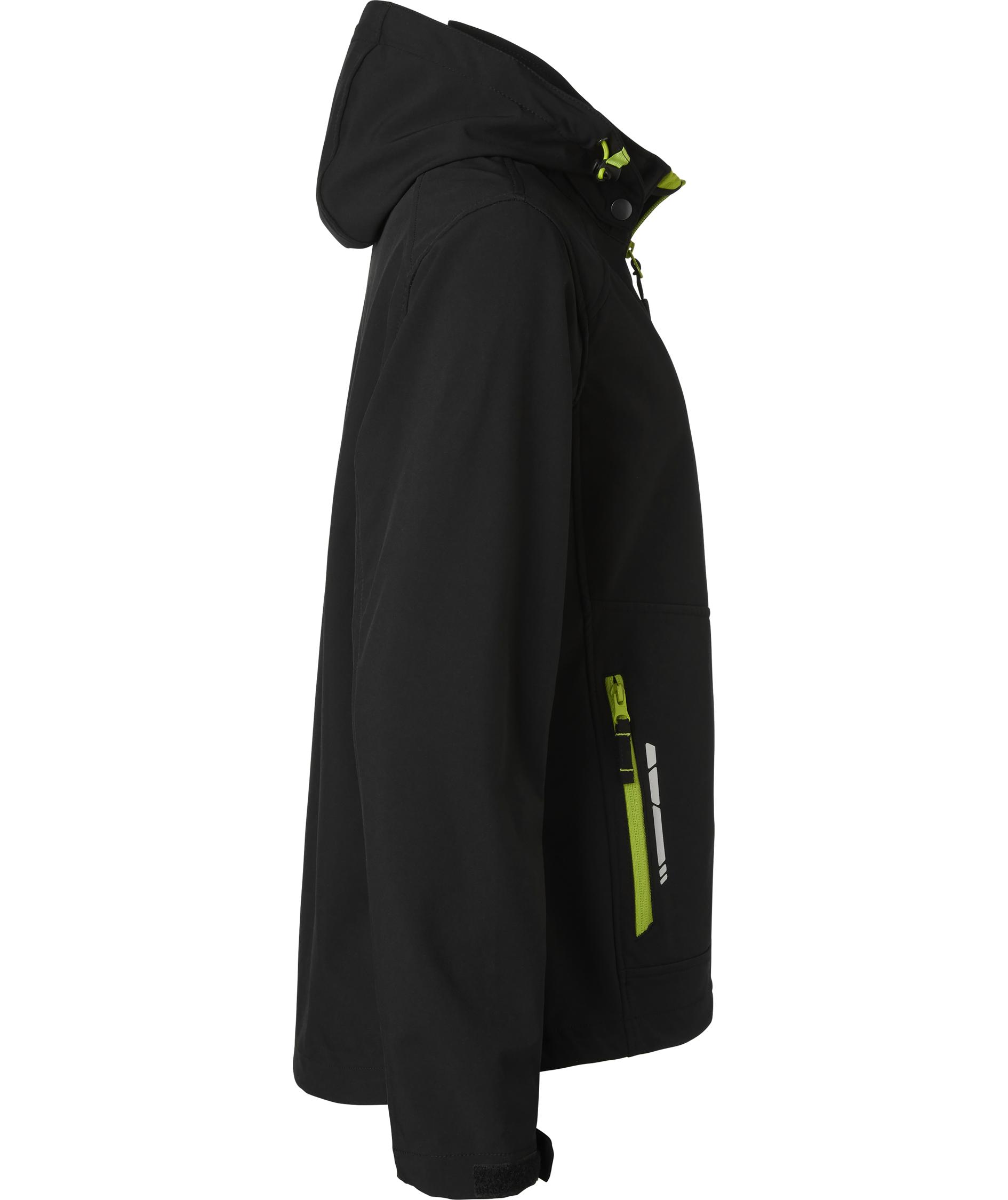 Top Swede women's softshell jacket 352, Black, large image number 2