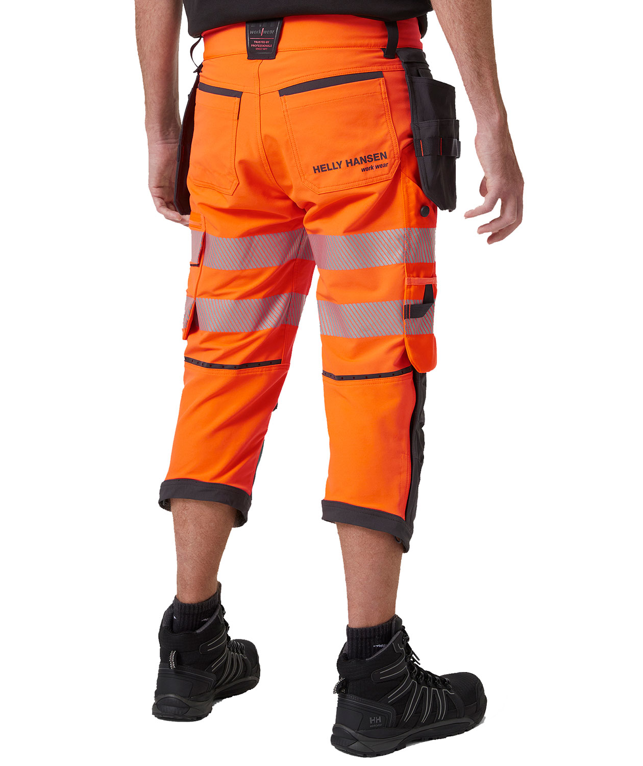 Helly Hansen ICU BRZ craftsman knee pants full stretch, Hi-vis Orange/Ebony, large image number 2