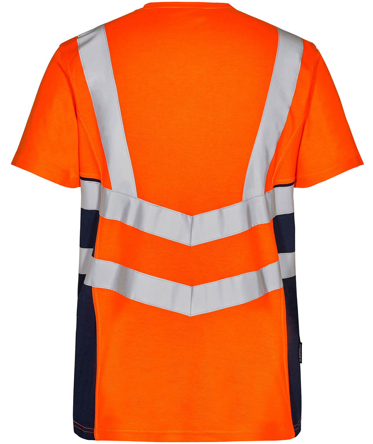 Engel Safety T-shirt, Orange/Blue Ink