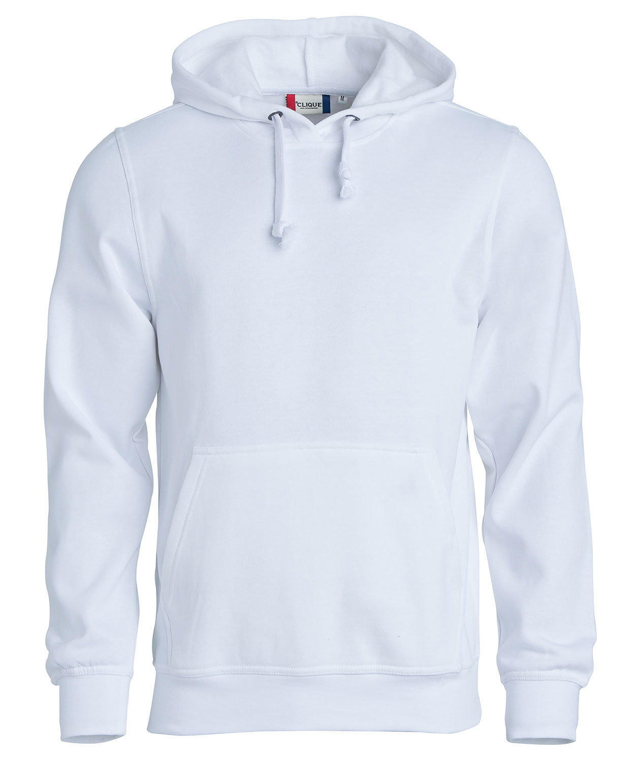 Clique Basic hoodie, Vit, Vit, swatch