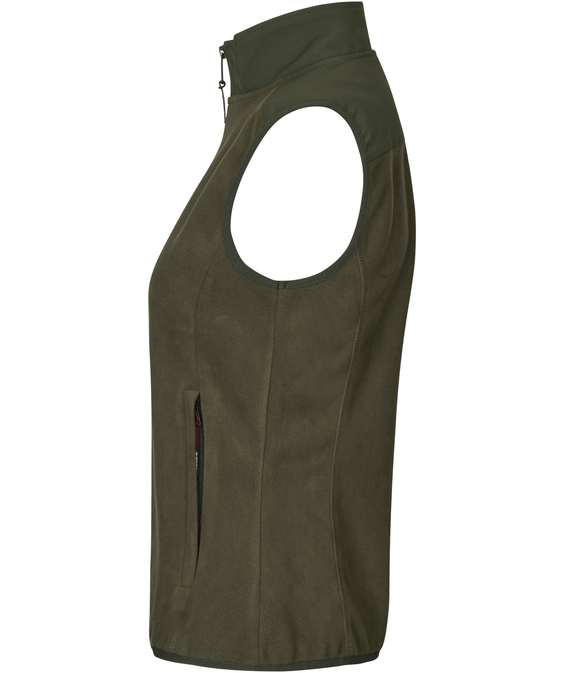 ID Women's Fleece vest, Olive, large image number 3