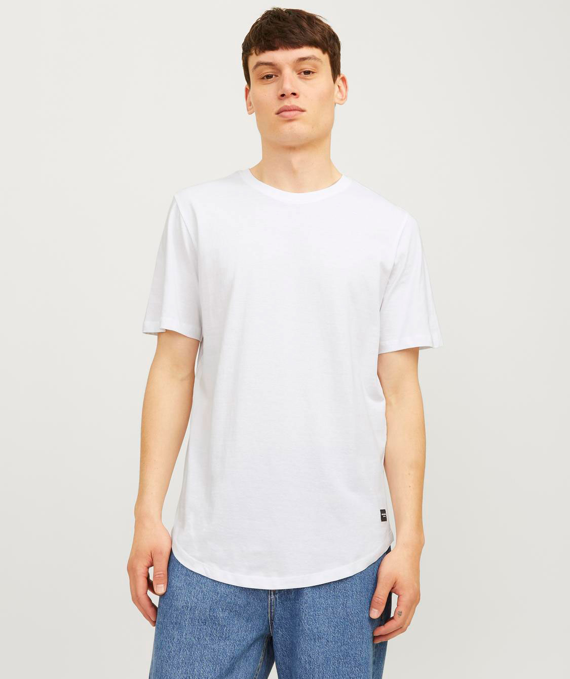 Jack & Jones JACJENS 5-pack T-shirt, White/Black/Navy/Forest, large image number 4