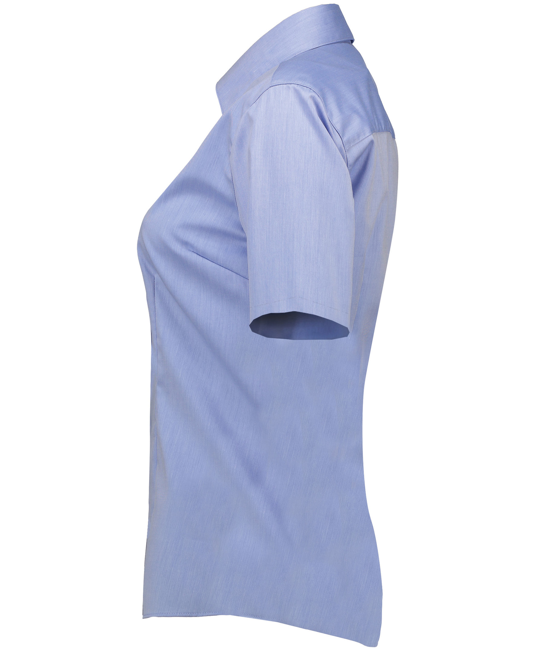 Seven Seas Fine Twill kort&auml;rmad Modern fit skjorta dam, Ljusbl&aring;, large image number 3