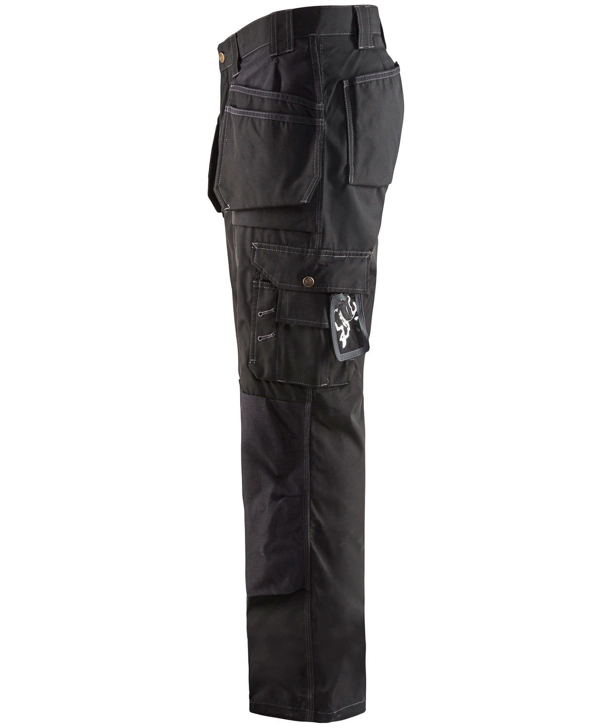 Bl&aring;kl&auml;der hantverksbyxa lightweight, Svart, large image number 4