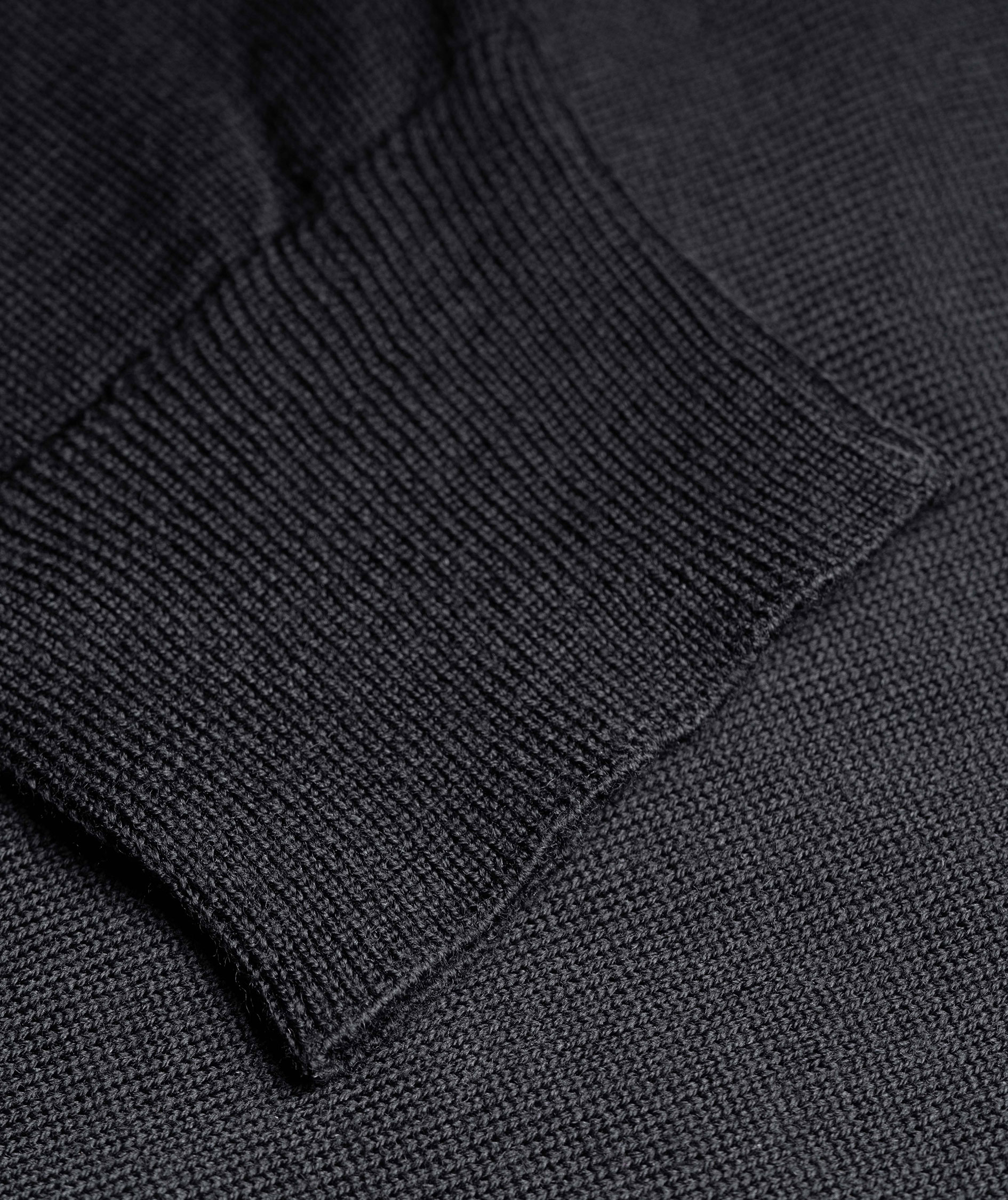 Clipper Milan tr&ouml;ja med h&ouml;g krage, Charcoal Melange