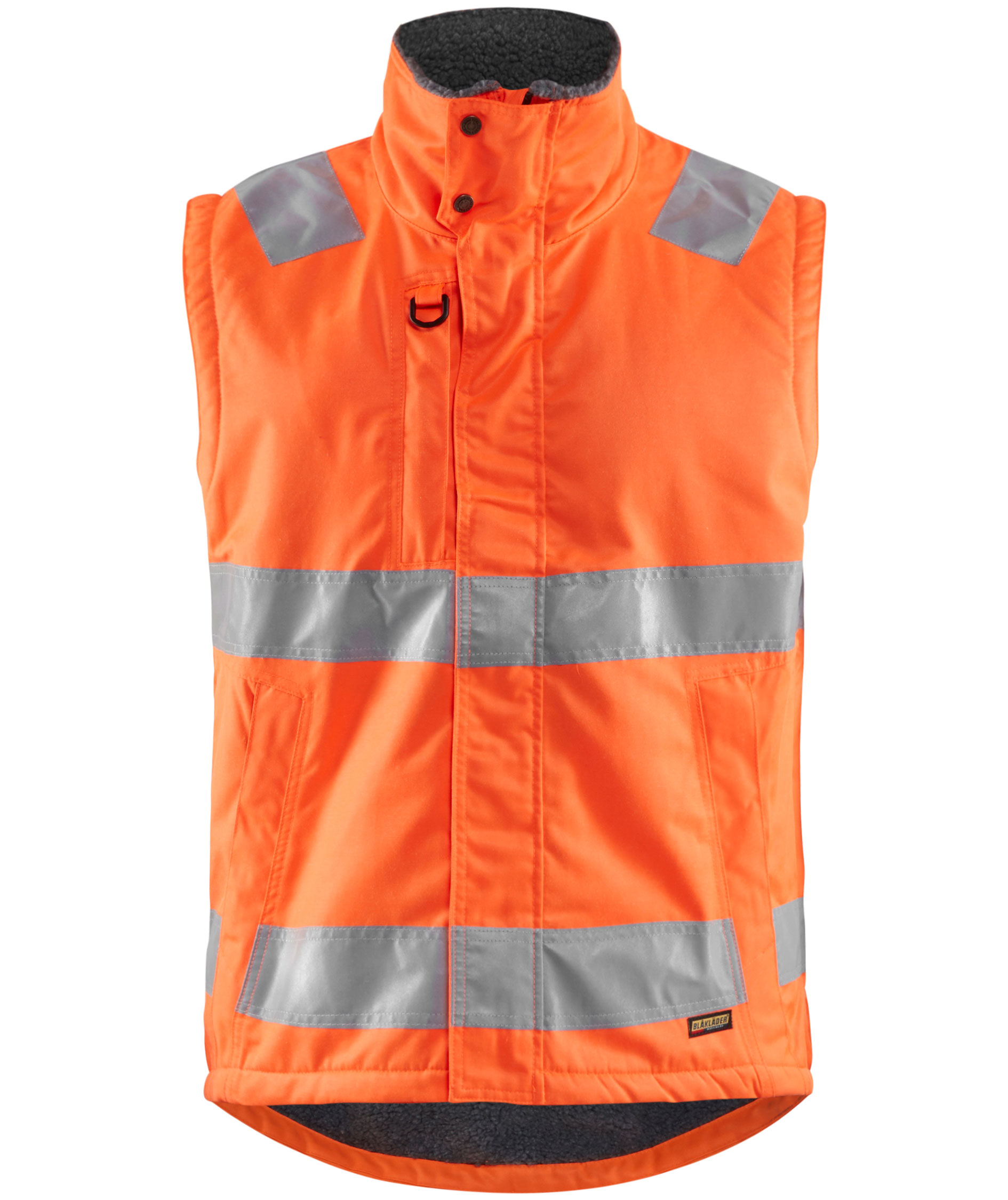 Bl&aring;kl&auml;der gef&uuml;ttert Weste, Hi-vis Orange, large image number 0