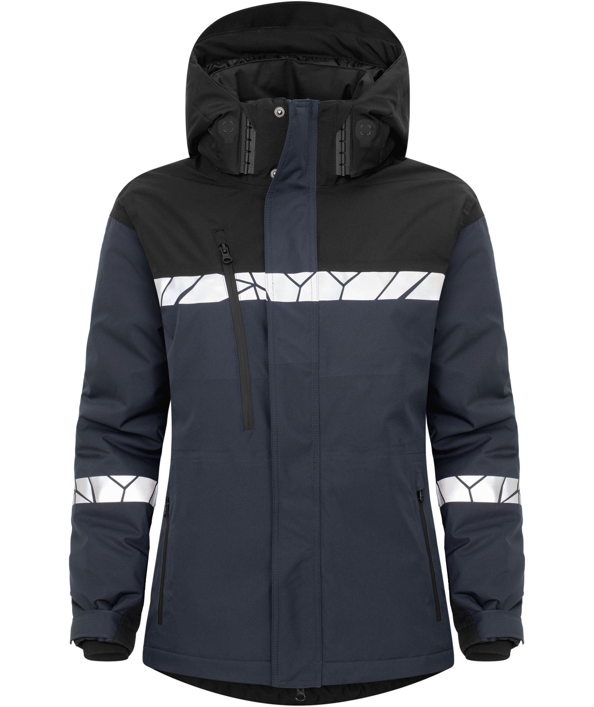 ProJob women's winter jacket 7420, Marine Blue/Black