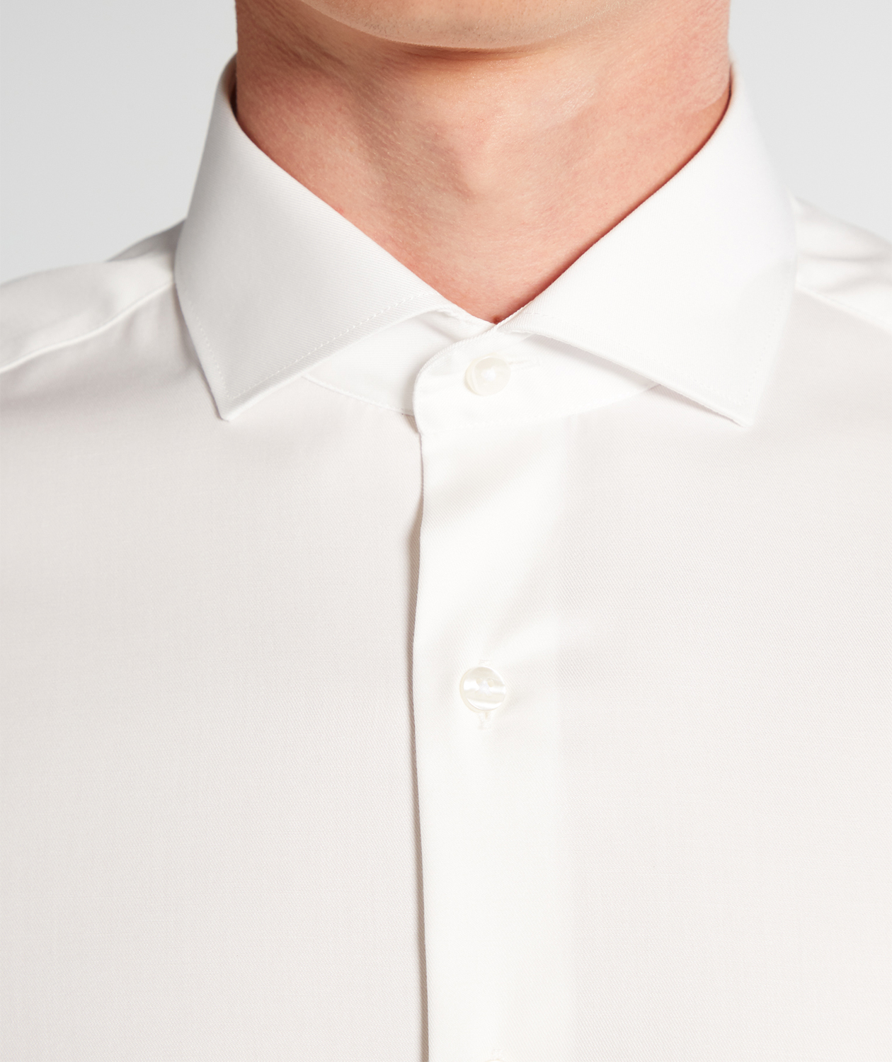 Eterna Cover Slim fit skjorte, Off White, large image number 4