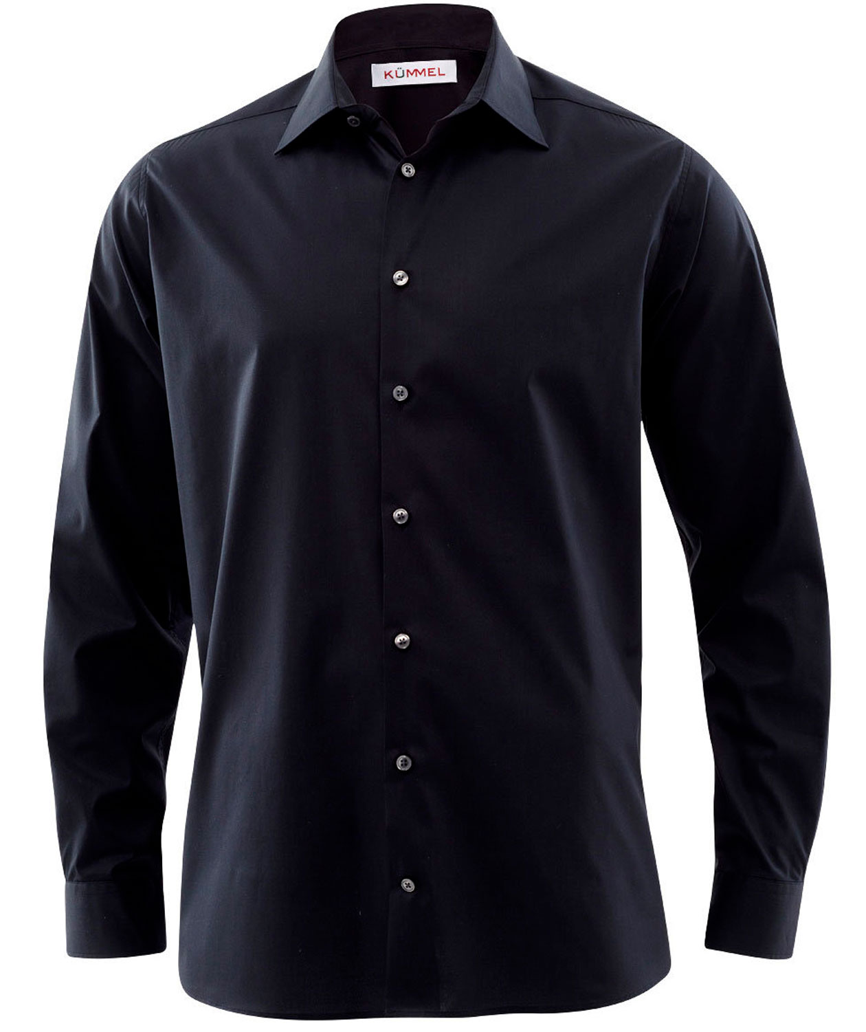 K&uuml;mmel M&uuml;nchen Slim fit Hemd mit extra &Auml;rmell&auml;nge, Schwarz, Schwarz, swatch