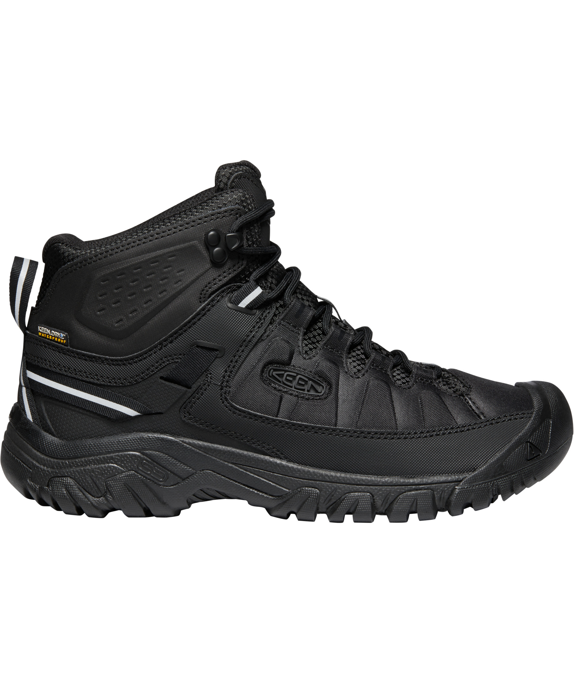 Keen Targhee EXP MID WP vandrark&auml;ngor, Black/Black