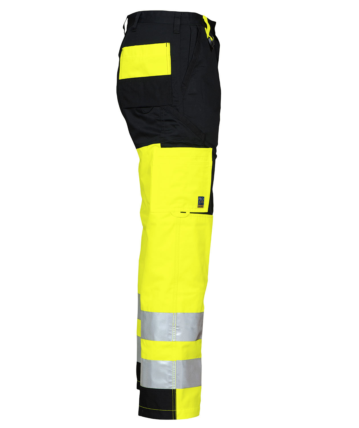 ProJob work trousers 6501, Hi-vis Yellow/Black, large image number 3