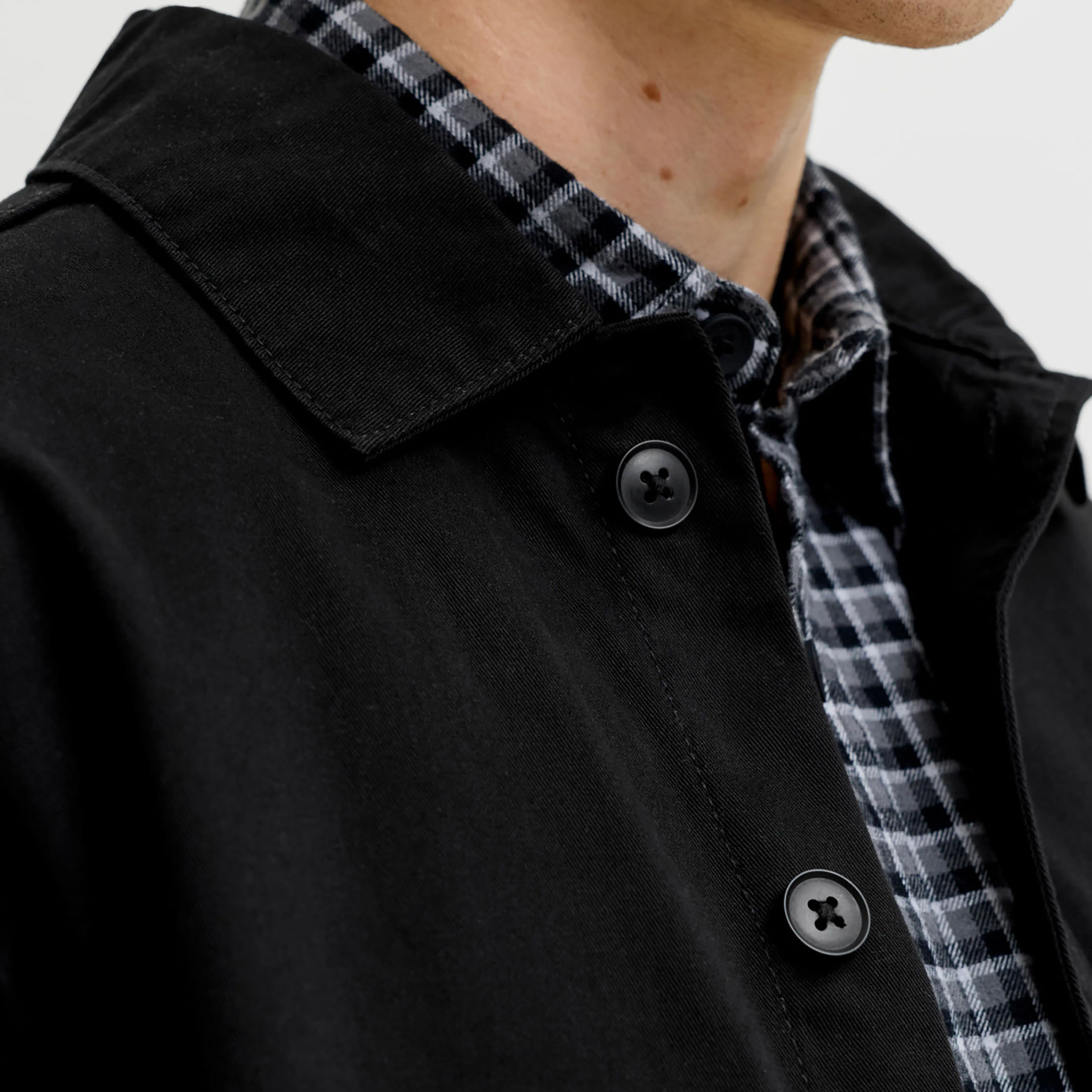 Jack & Jones JJEARCHIVE TWILL overshirt, Black, large image number 3