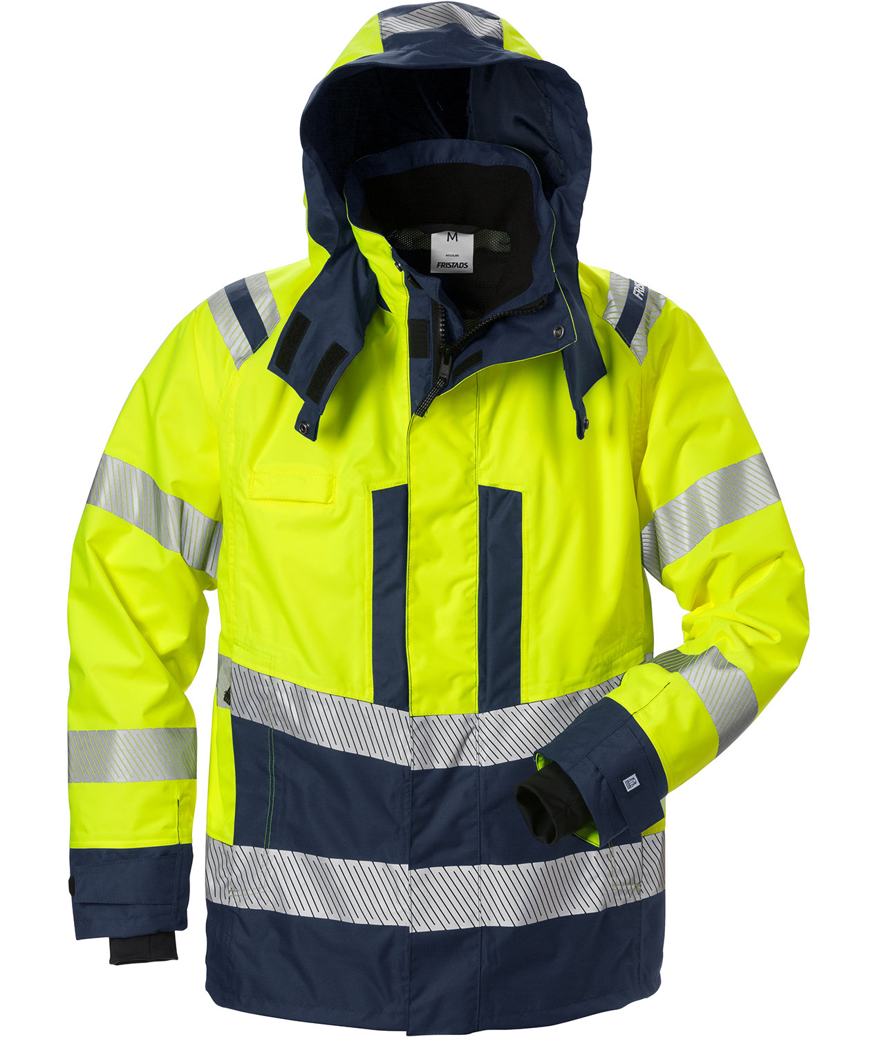Fristads Airtech&reg; shell jacket 4515, Hi-vis Yellow/Marine, large image number 0