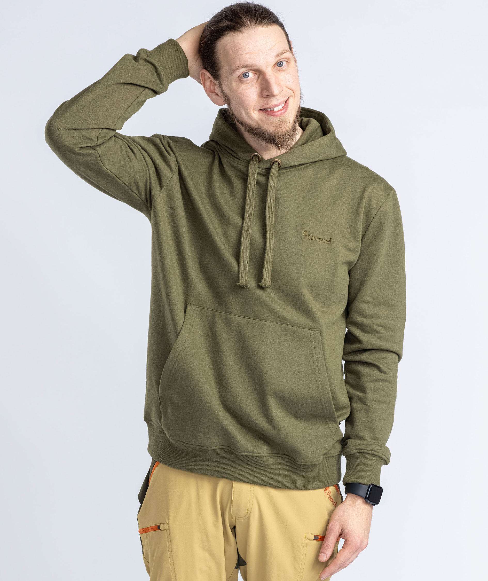 Pinewood Logo h&aelig;ttetr&oslash;je, Pine green