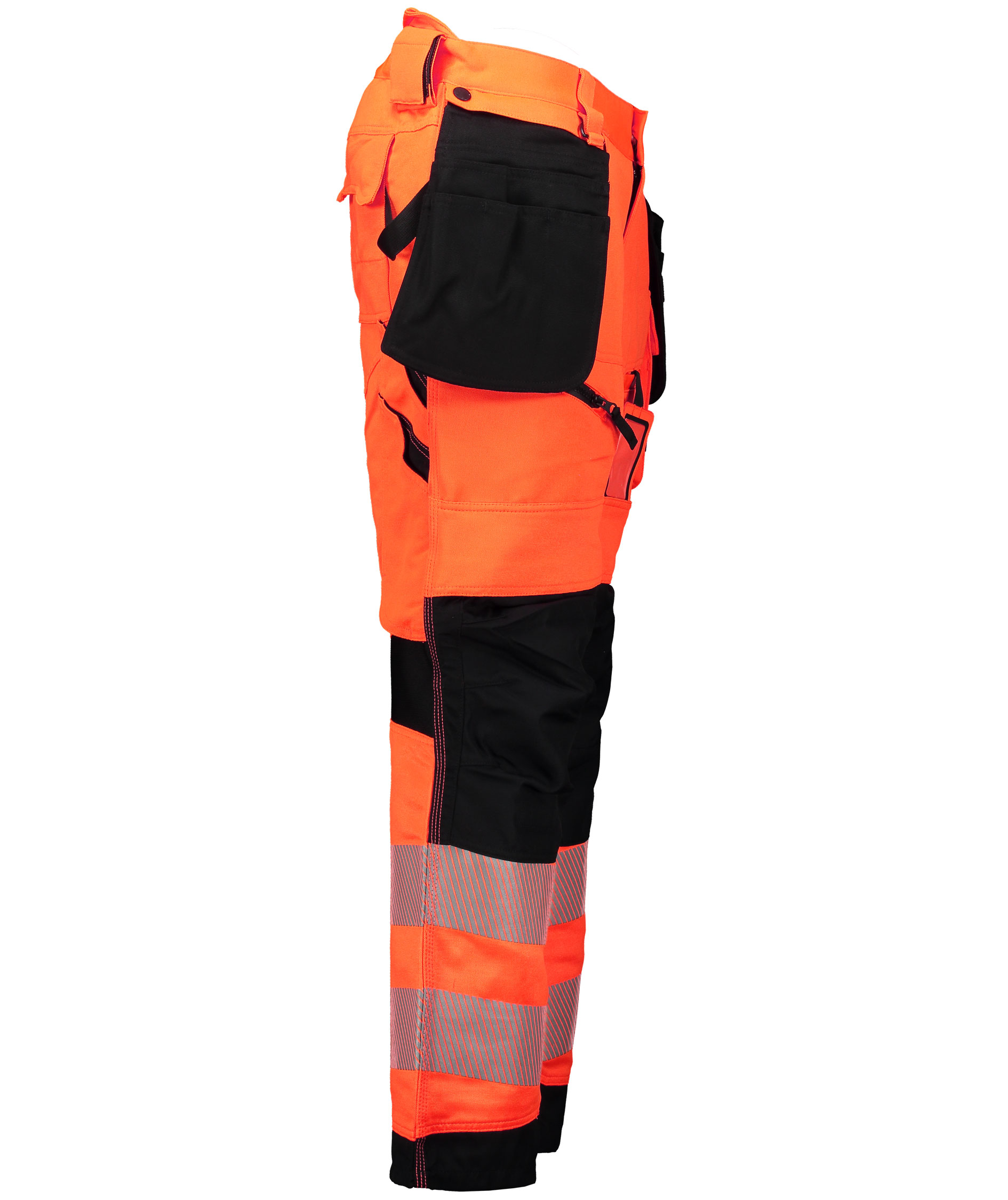 Viking Rubber Evosafe craftsman trousers, Hi-Vis Orange/Black, large image number 3