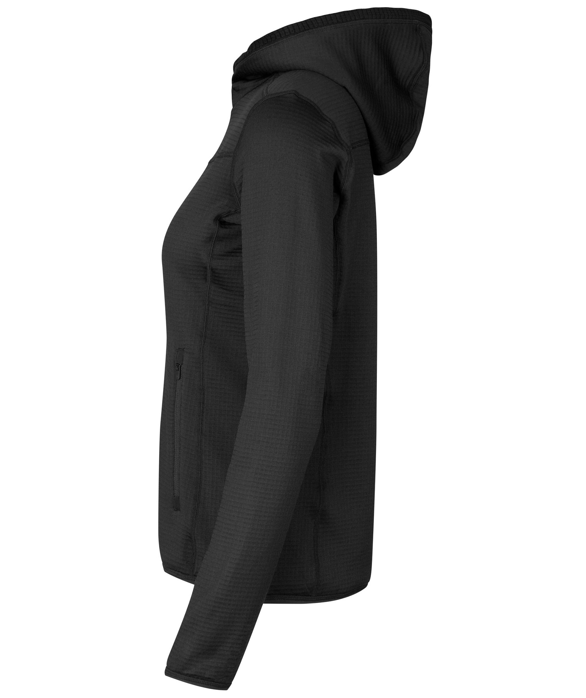 ID Stretch Komfort women's fleece sweater, Black, large image number 2