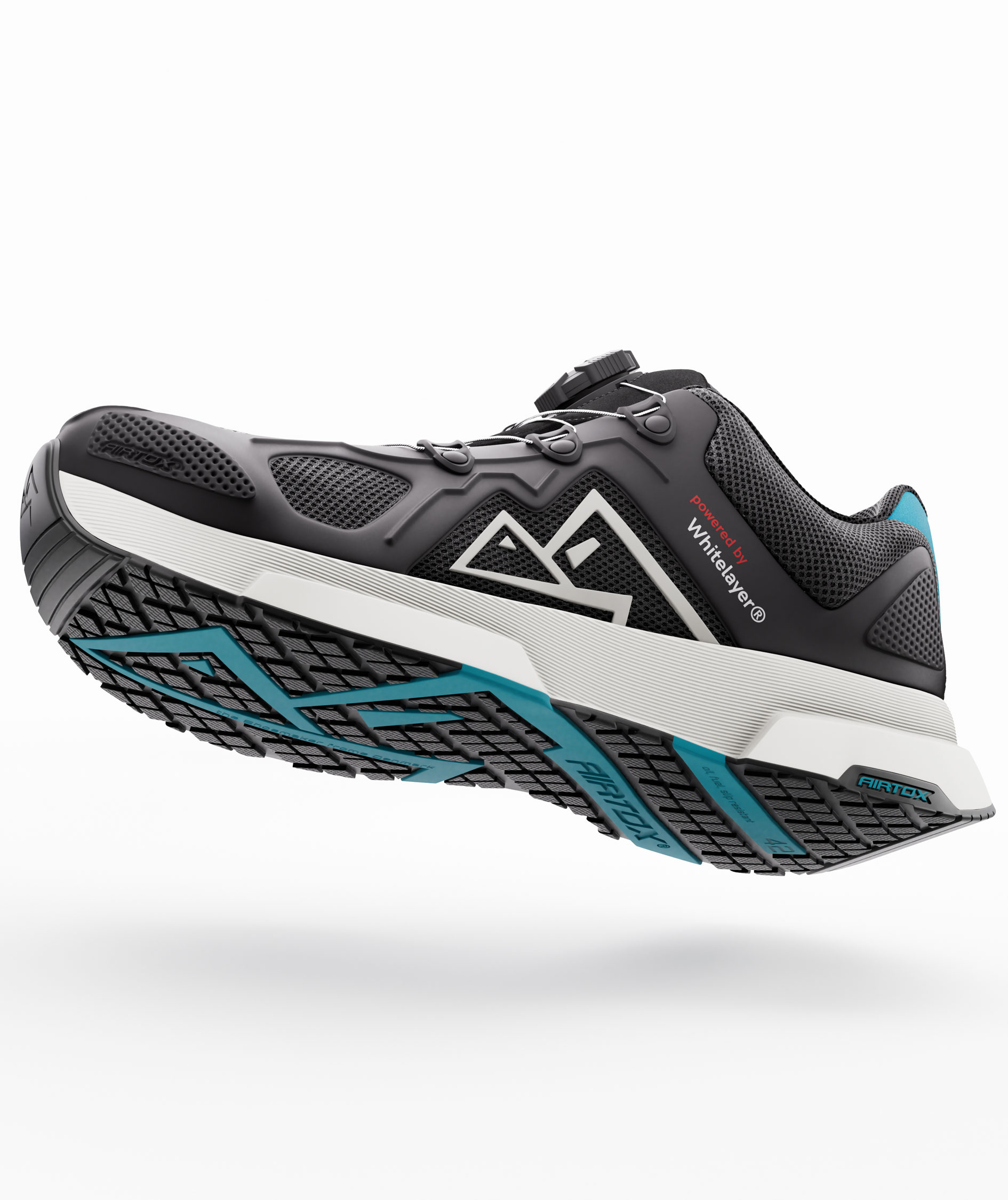 Airtox FM11 safety shoes S1P, Black/White, large image number 5