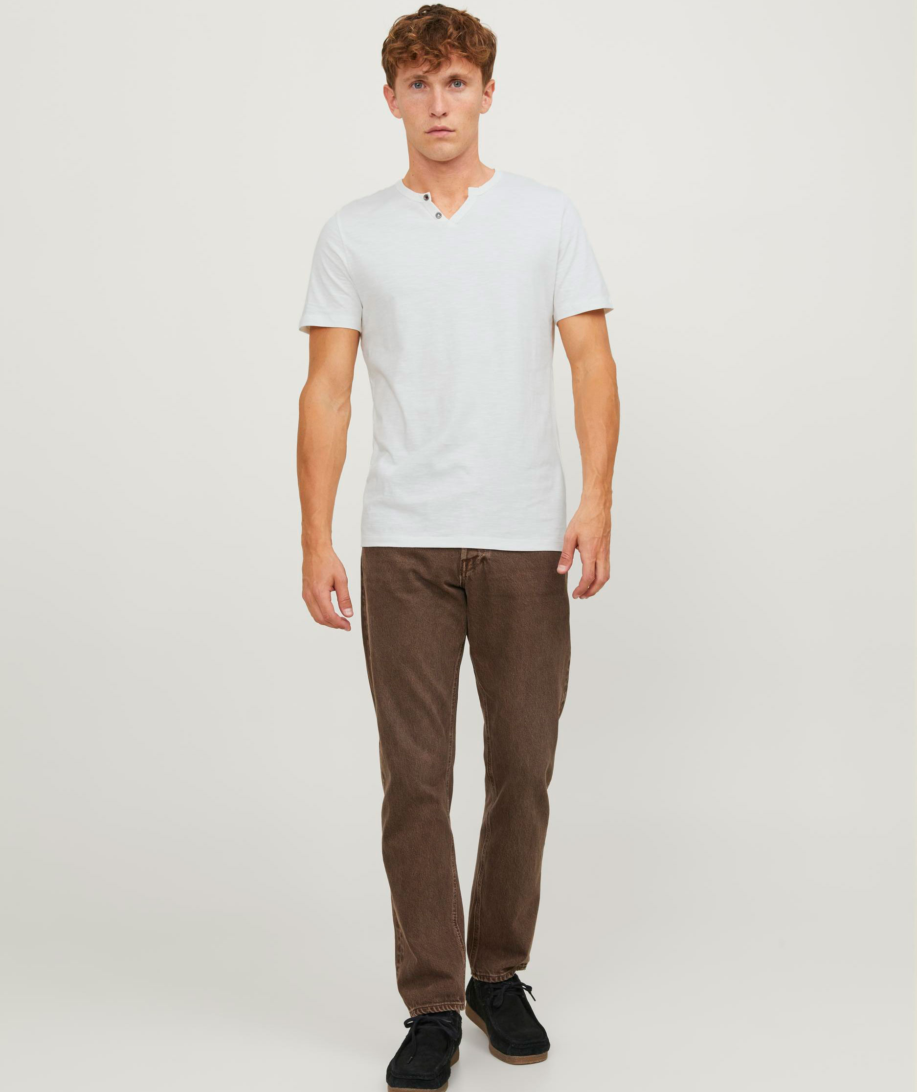 Jack & Jones JJESPLIT T-shirt, Cloud Dancer