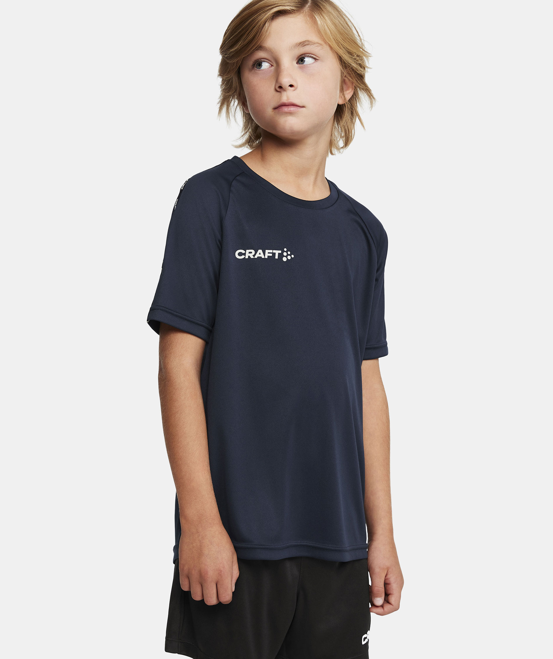 Craft Squad 2.0 Contrast T-shirt till barn, Navy, large image number 4