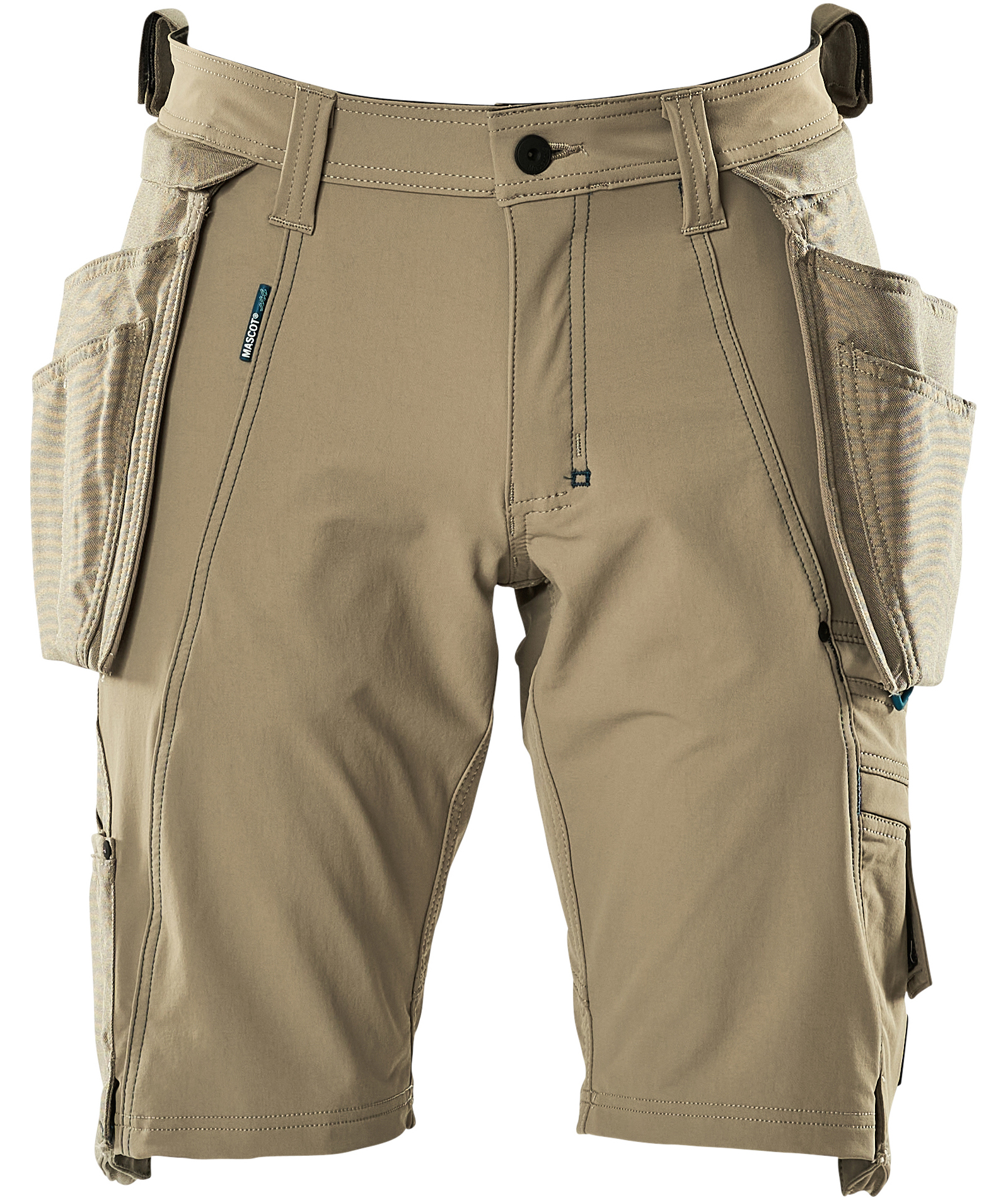 Mascot Advanced h&aring;ndverkshorts full stretch, Lys Khaki, Lys Khaki, swatch