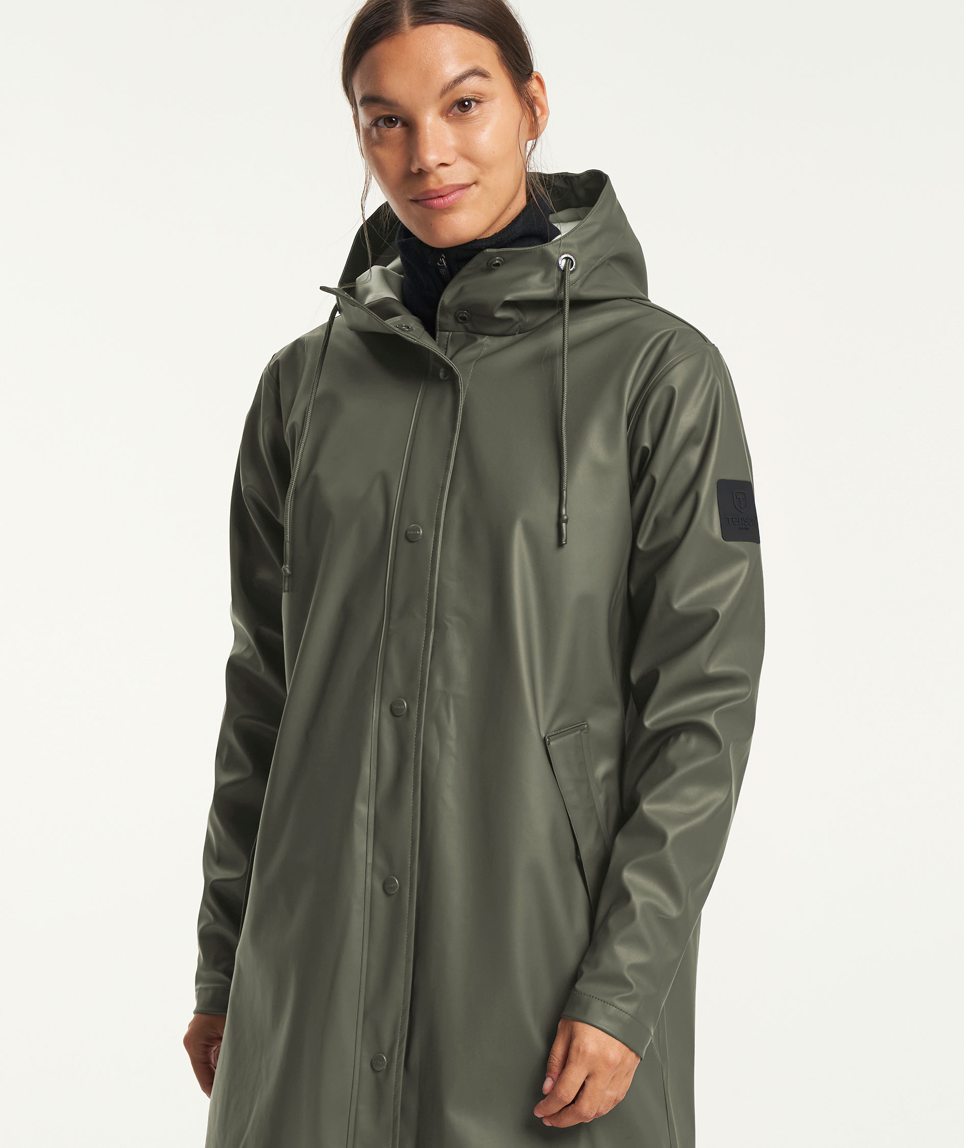 Tenson Apelviken dame regnjakke, Olivengr&oslash;nn, large image number 7