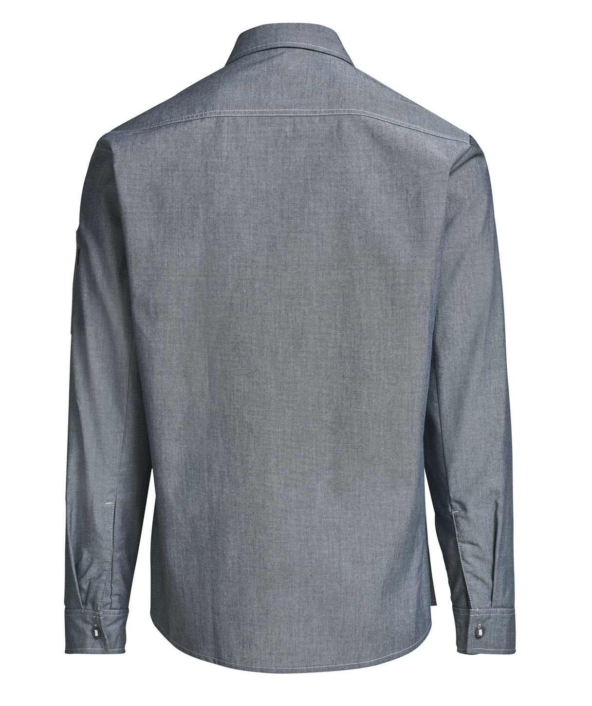 Kentaur modern fit servit&oslash;rskjorte, Chambray Gr&aring;, large image number 1