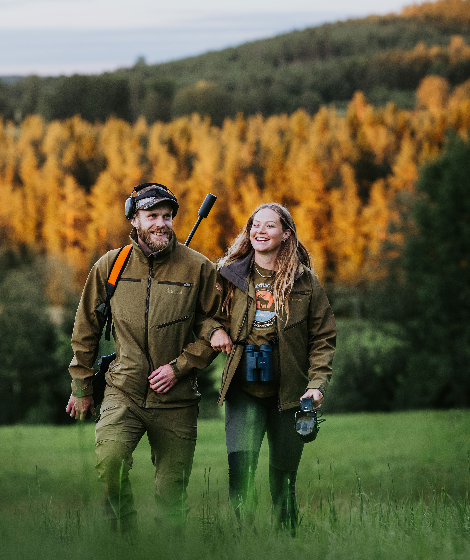 Pinewood&nbsp;Furudal Hunters Hybrid stretch damejakke, Olive green, large image number 12