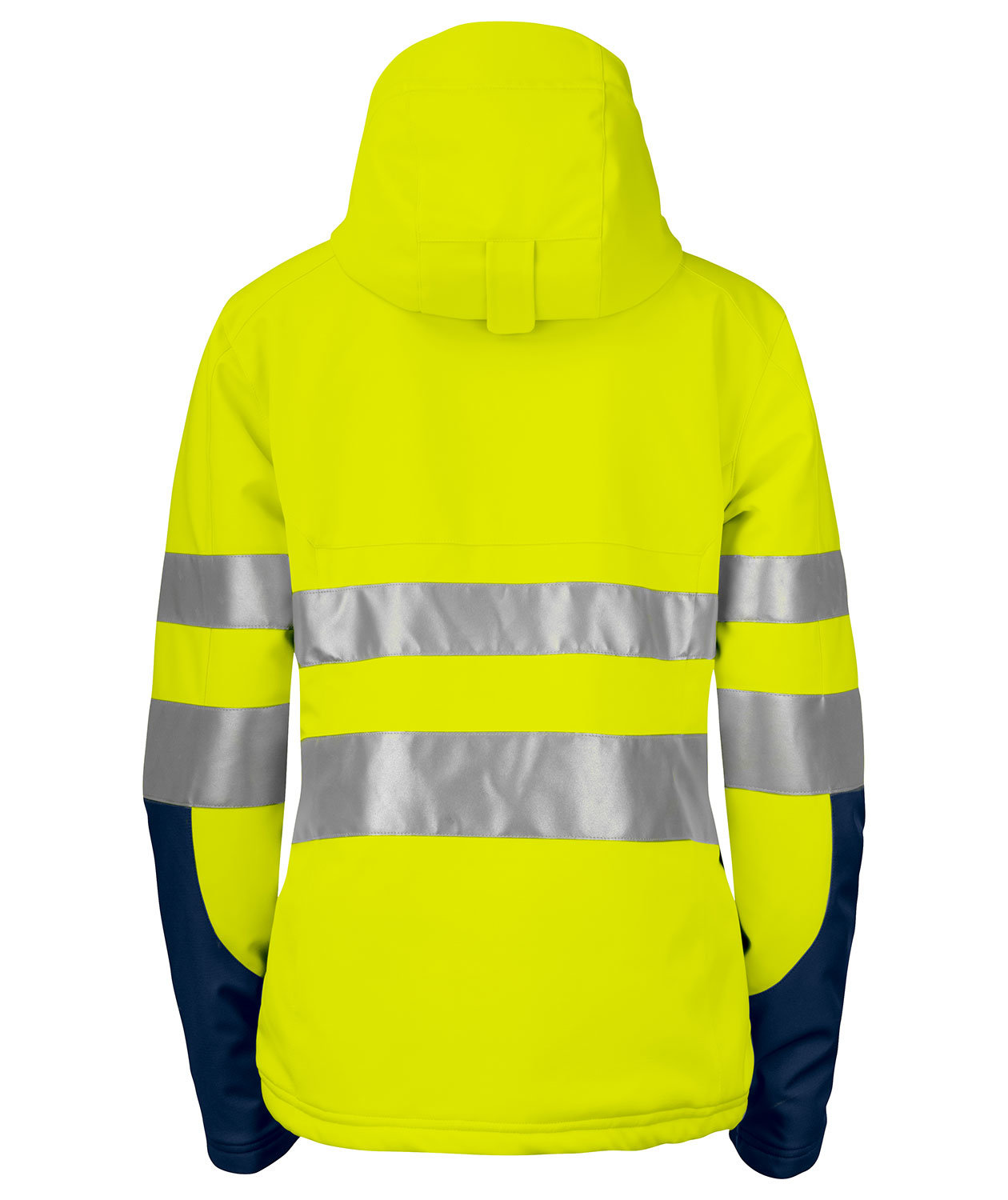 ProJob dame vinterjakke 6424, Gul/Marine, large image number 2