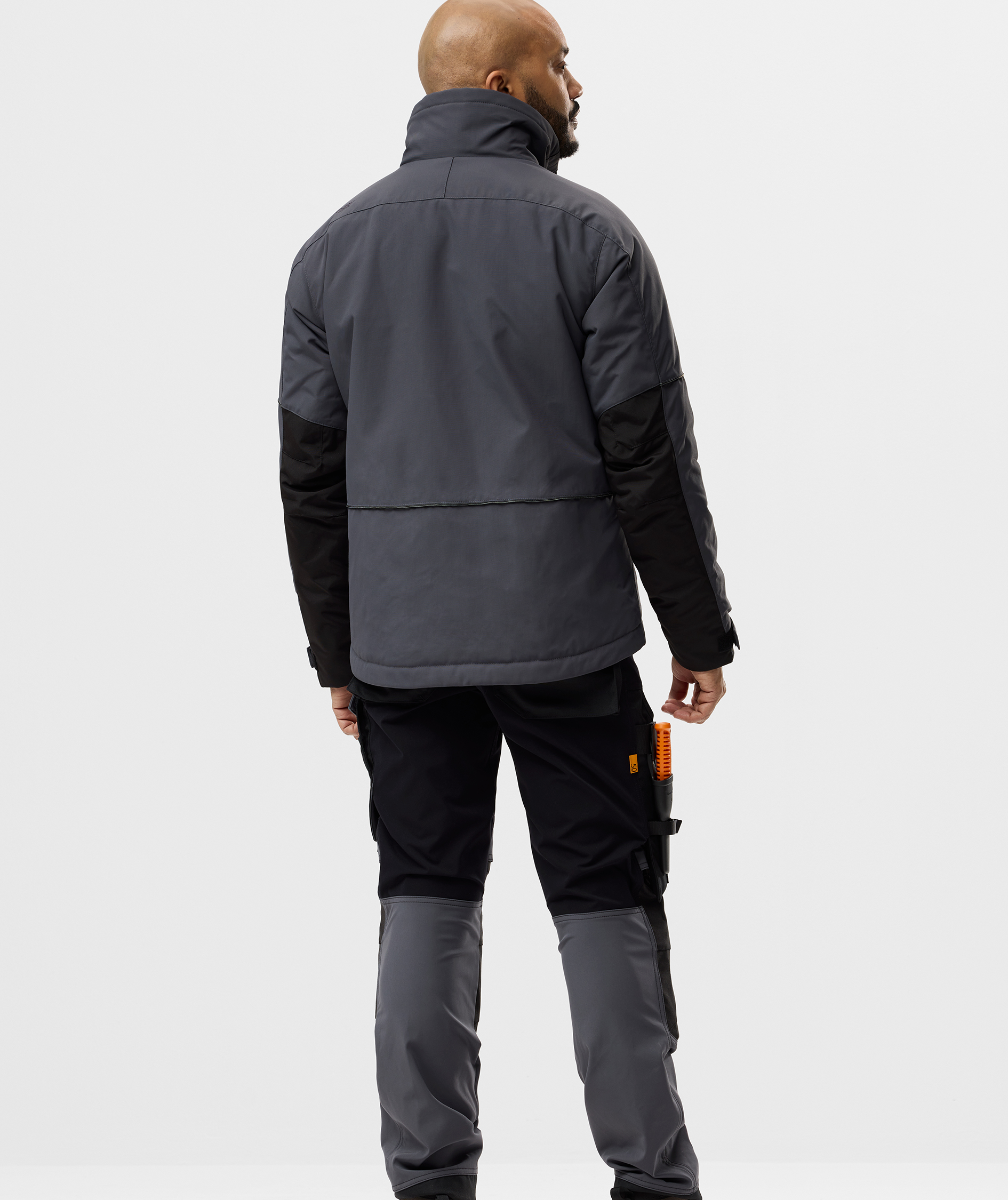 Snickers AllroundWork vinterjakke 1158, Steel Grey/Black, large image number 3