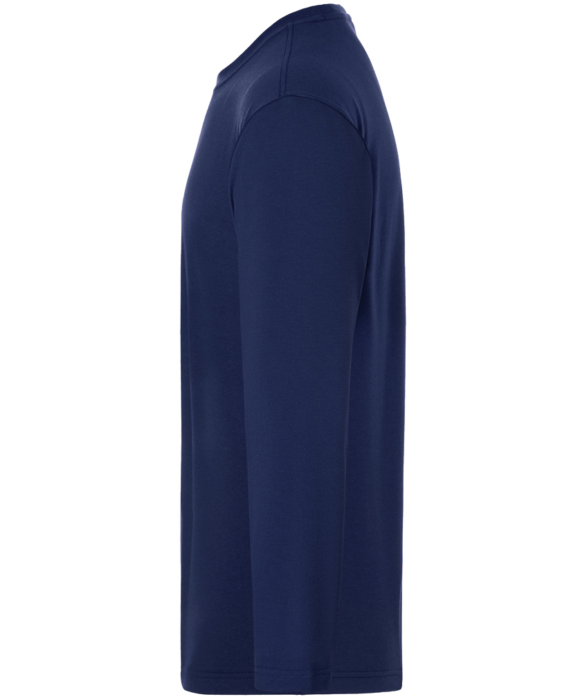 Karlowsky Casual-Flair lang&aelig;rmet t-shirt, Navy, large image number 3