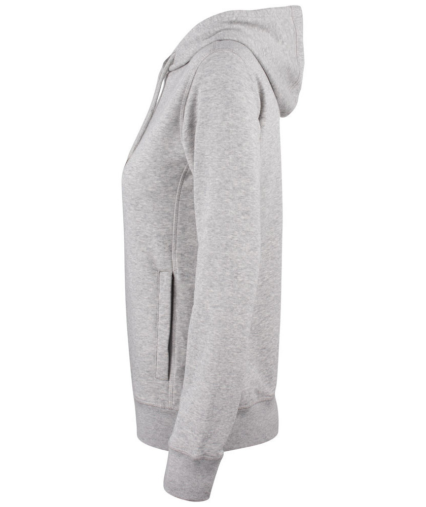 Clique Premium OC Damen Hoodie, Grau Meliert, large image number 3