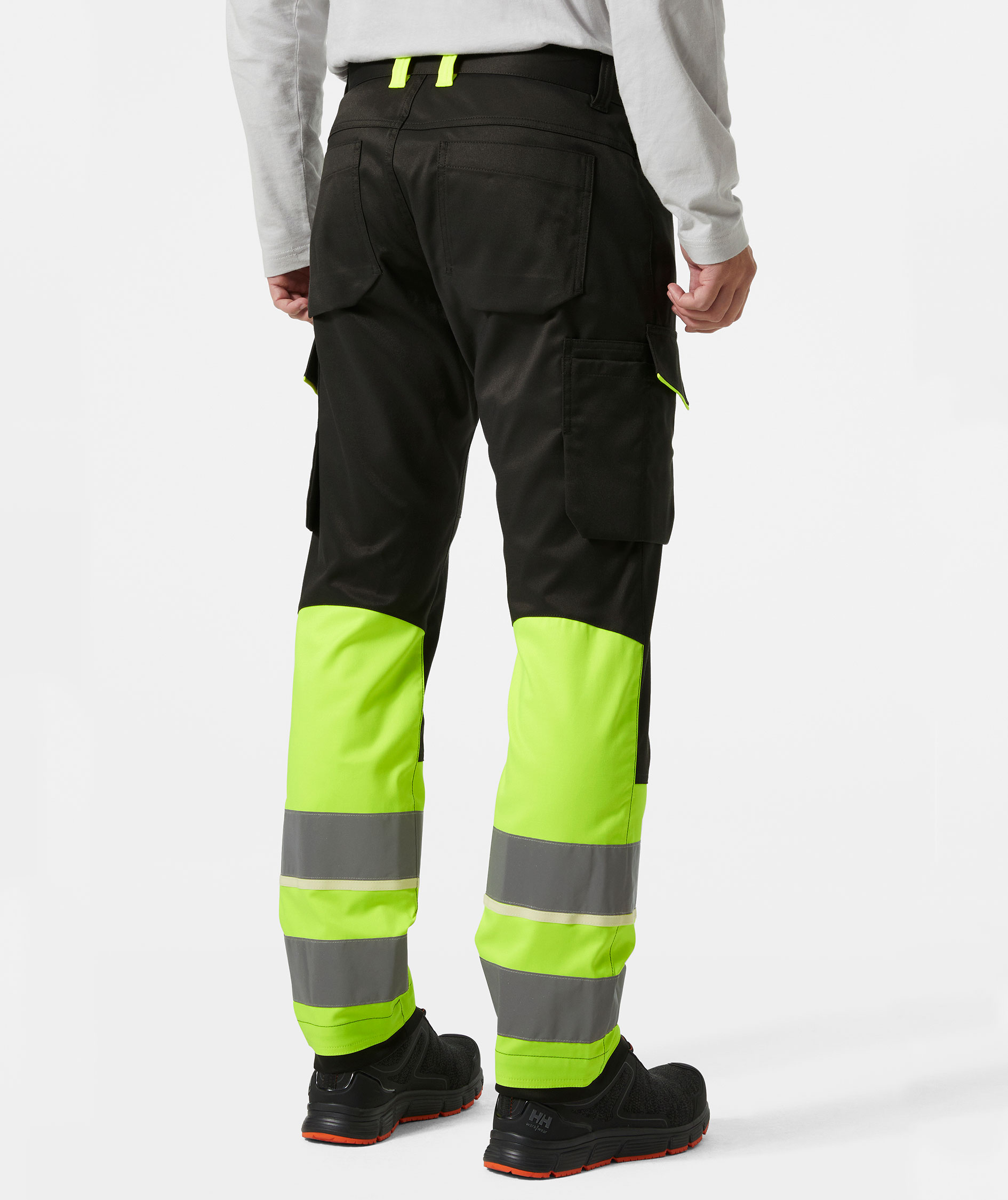 Helly Hansen UC-ME cargo trousers, Hi-vis yellow/Ebony, large image number 3