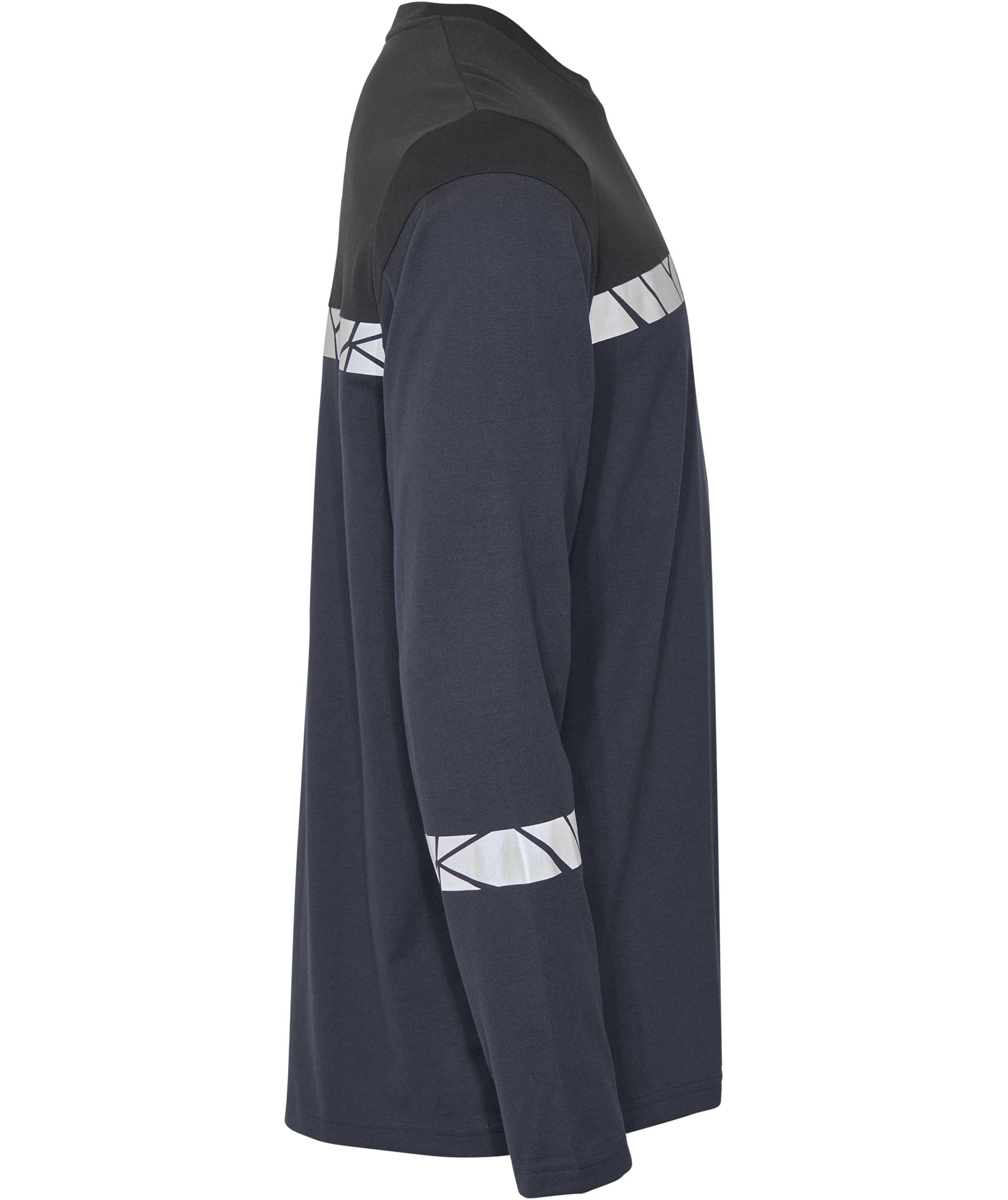 ProJob lang&aelig;rmet T-shirt 7002, Marine/Sort, large image number 4