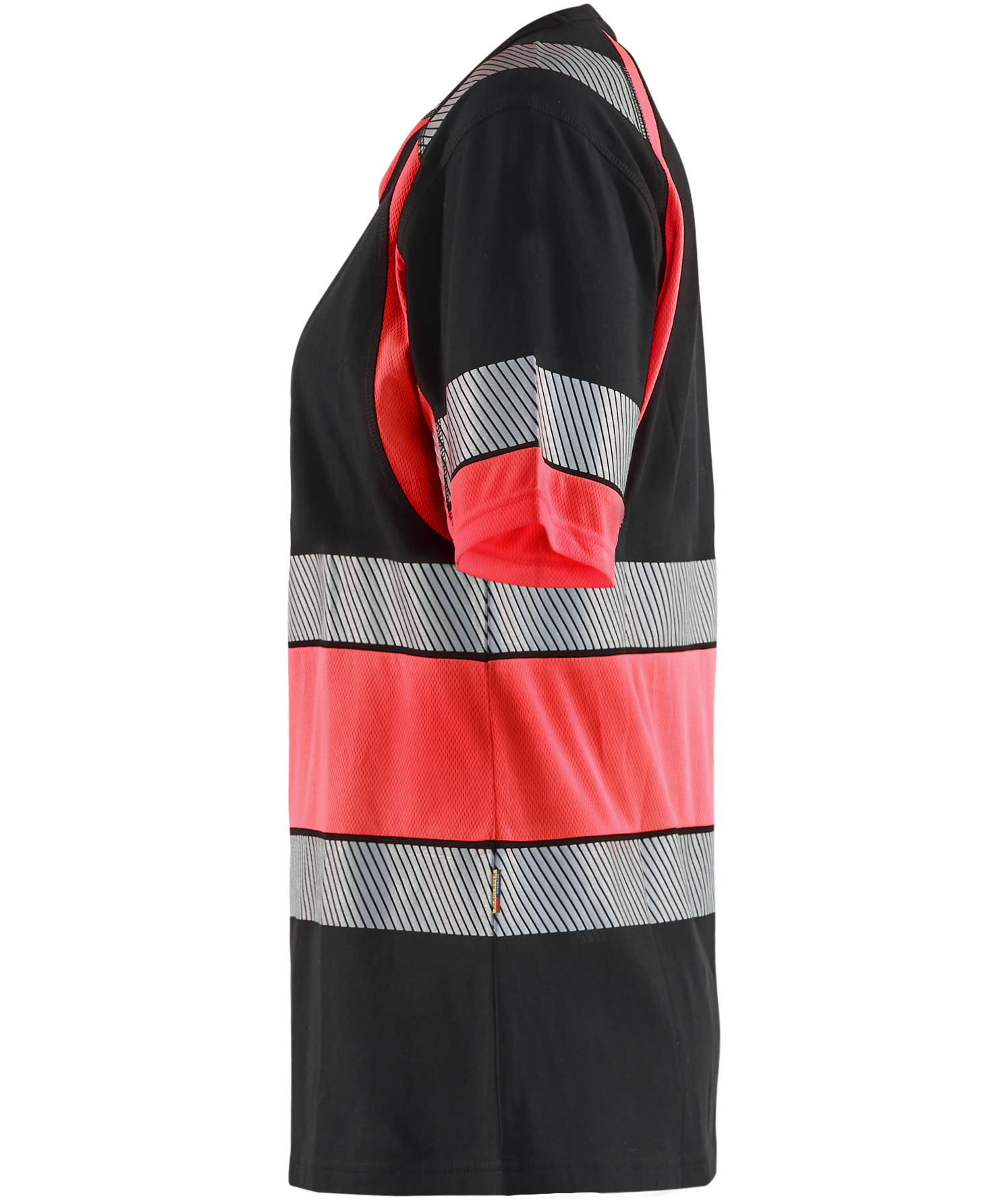 Bl&aring;kl&auml;der women's T-shirt, Black/Hi-Vis Red, large image number 4