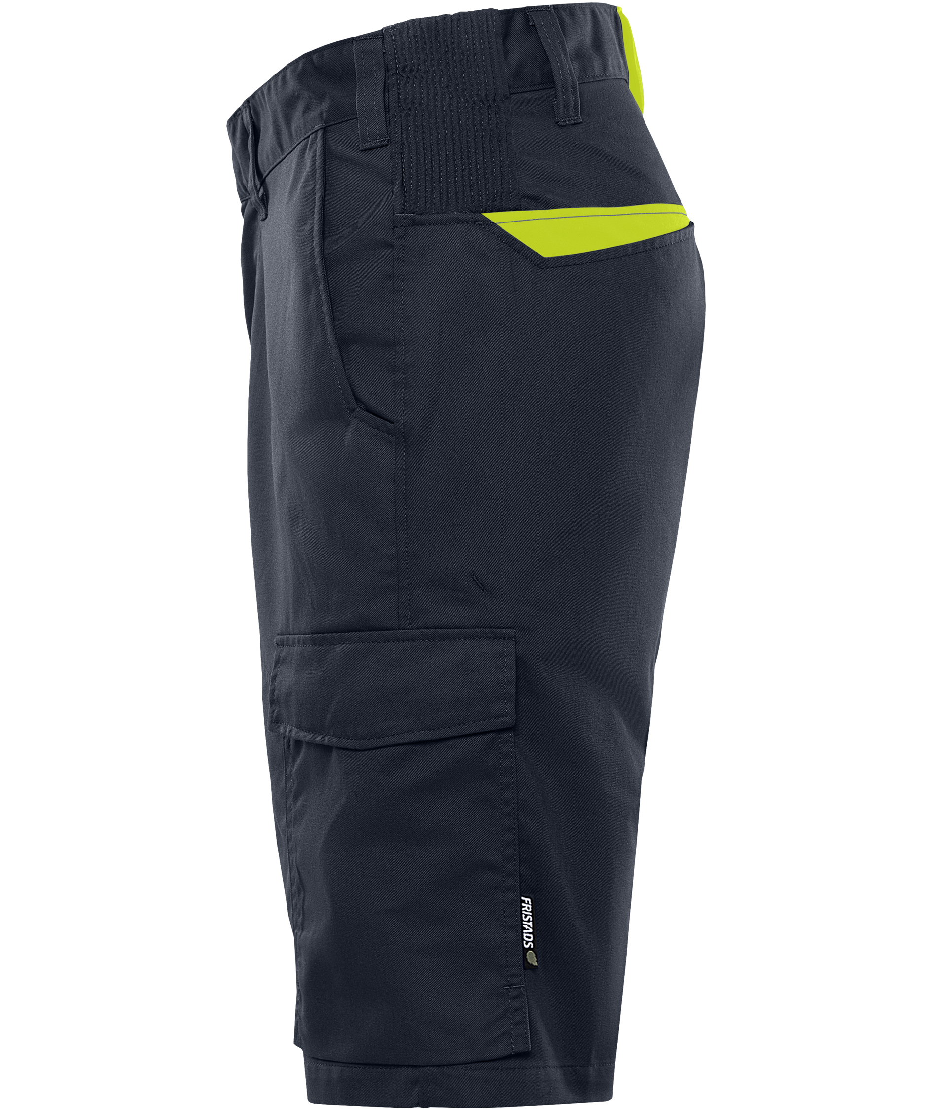 Fristads Green shorts 2932 GWM, M&oslash;rk Marine/Hi-Vis Gul, large image number 5