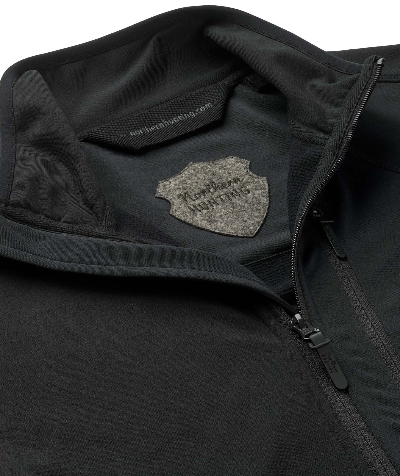 Northern Hunting Fiak fleecejacka, Antracit, large image number 4