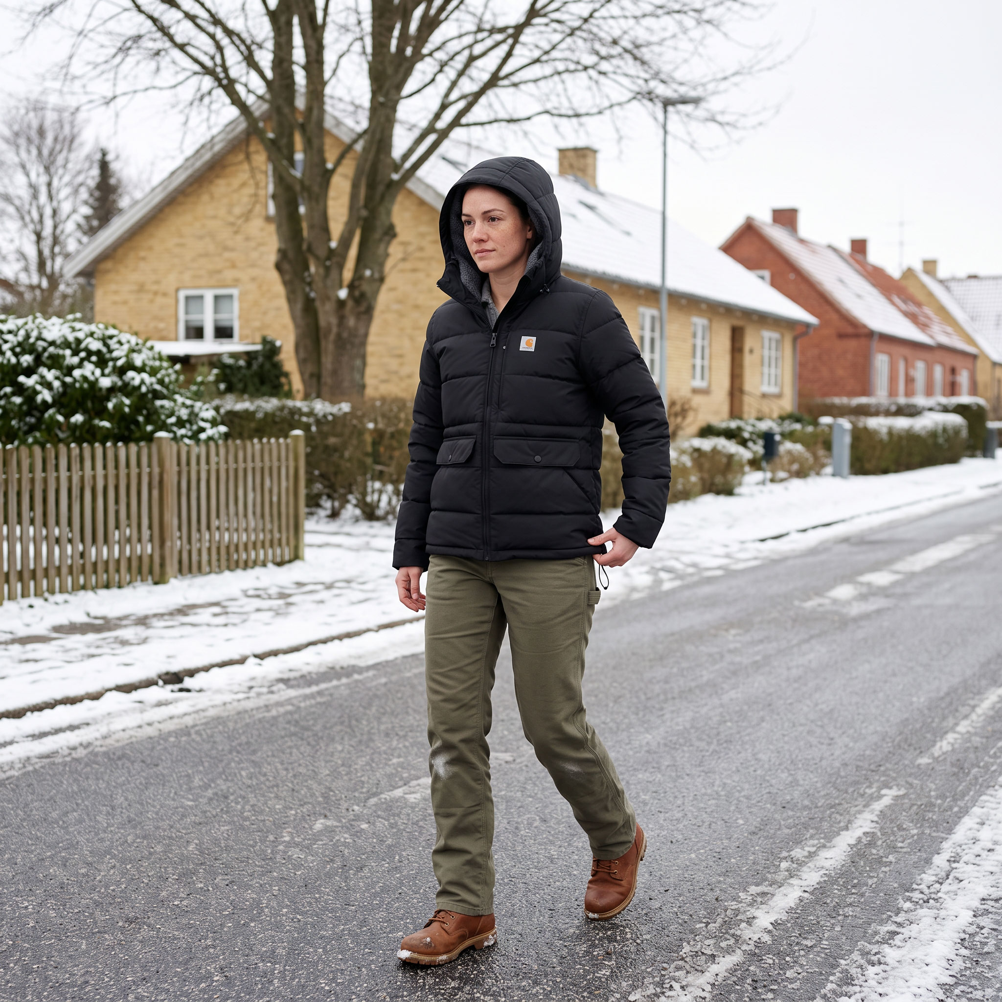 Carhartt Midweight Utility dame vinterjakke, Sort