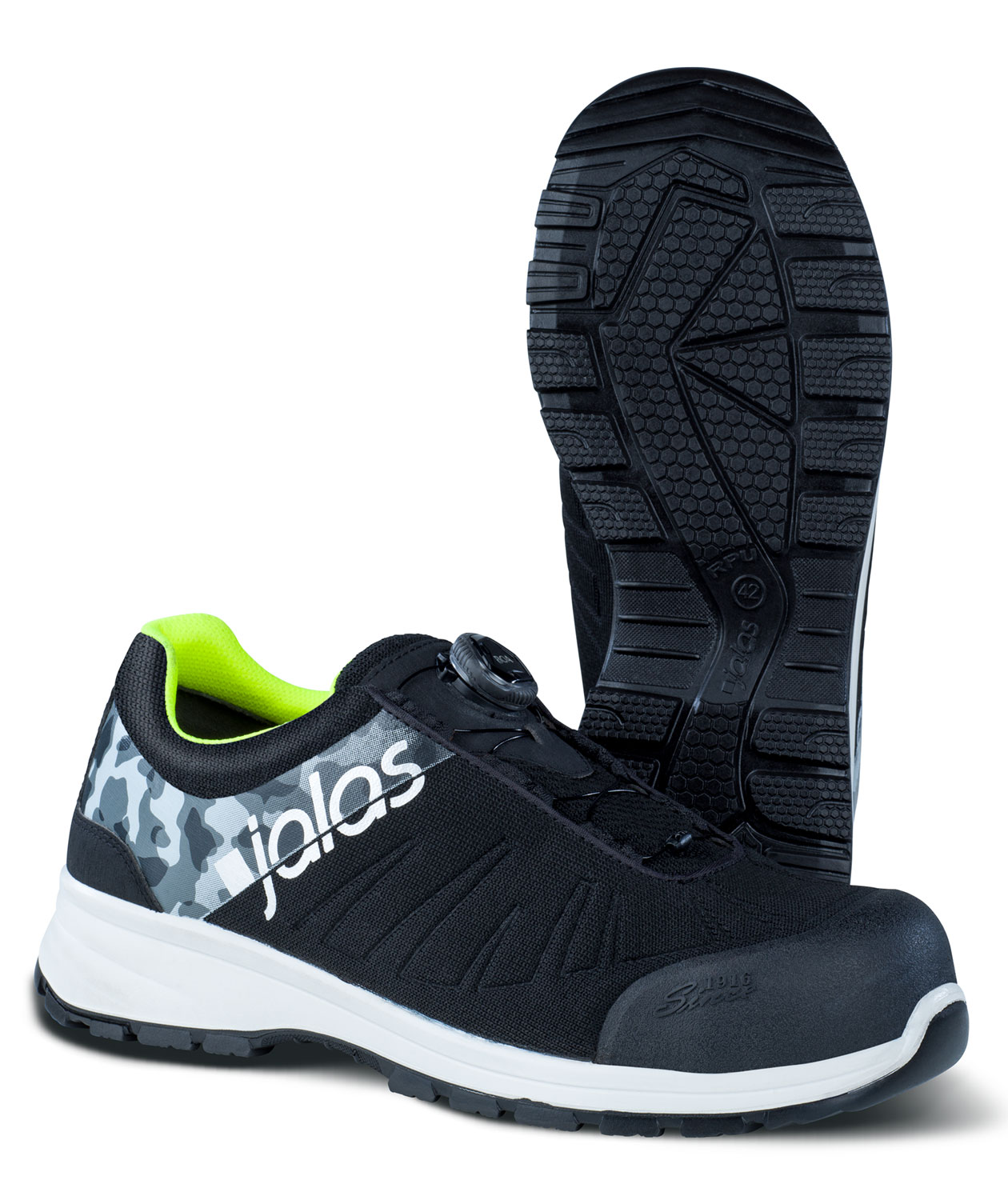 Jalas 7168 Zenit Evo skyddsskor S3, Svart