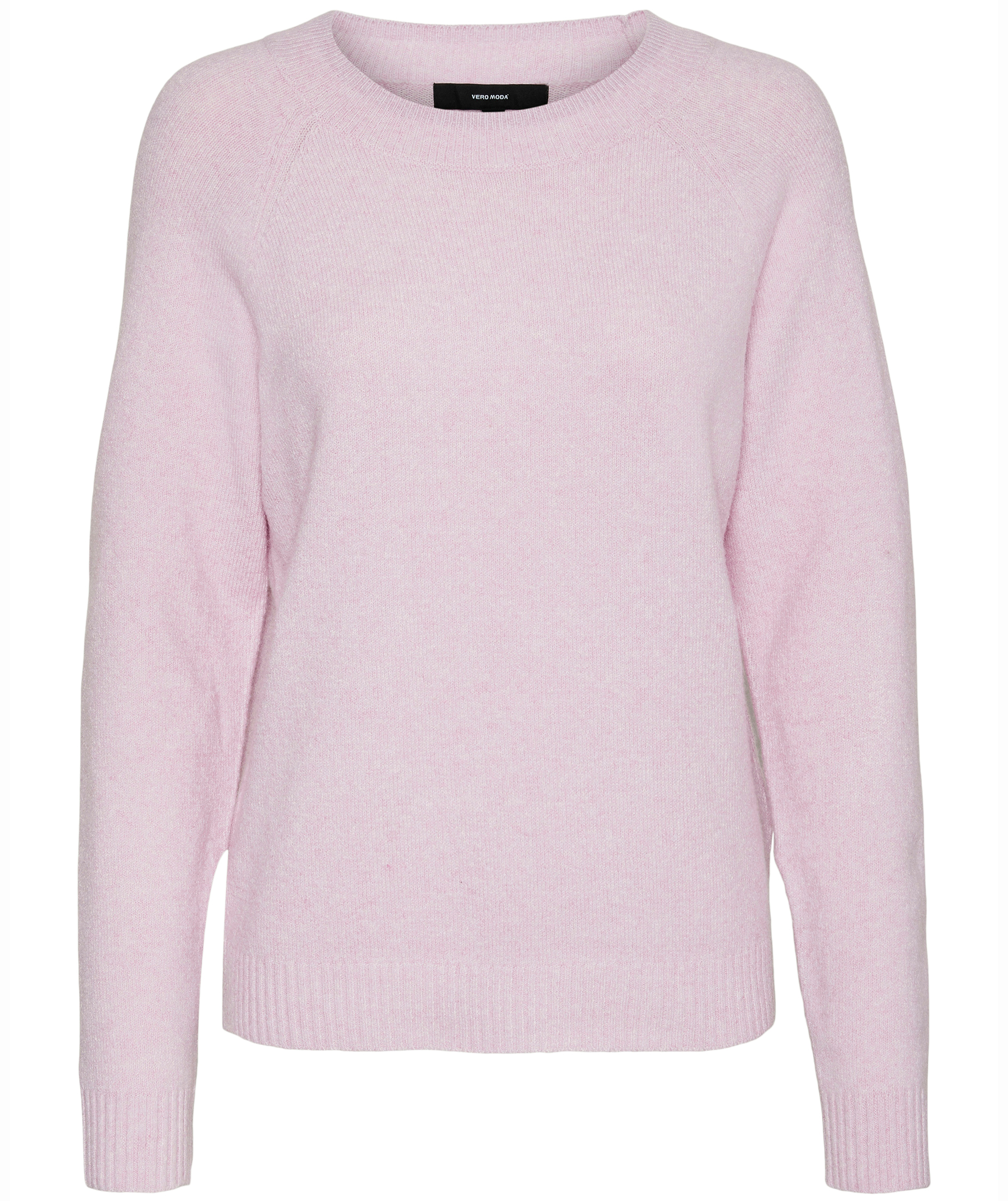 Vero Moda VMDOFFY stickad tr&ouml;ja dam, Pastel Lavender Melange, Pastel Lavender Melange, swatch