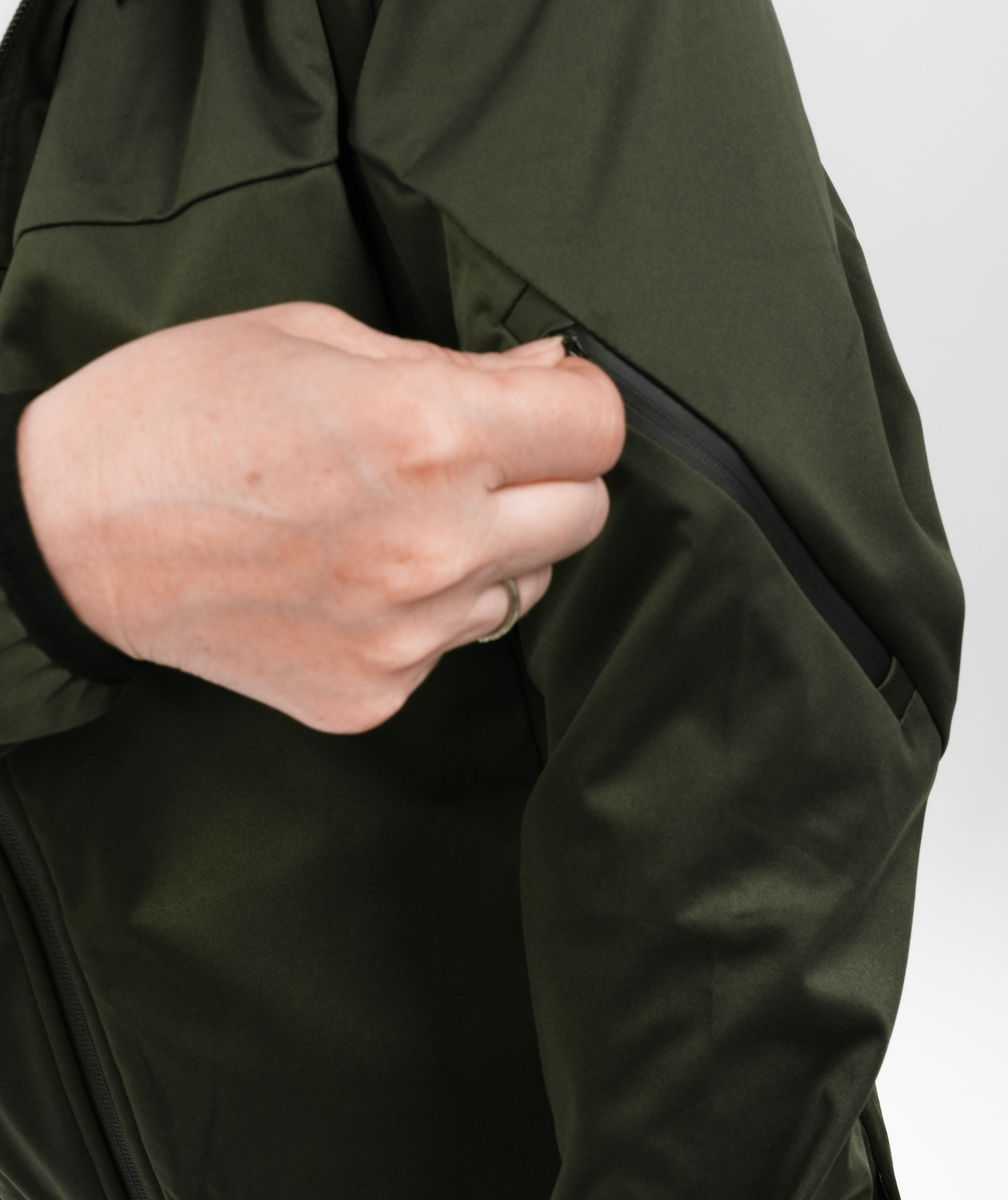 Pitch Stone women's softshelljacket, Olive, large image number 4