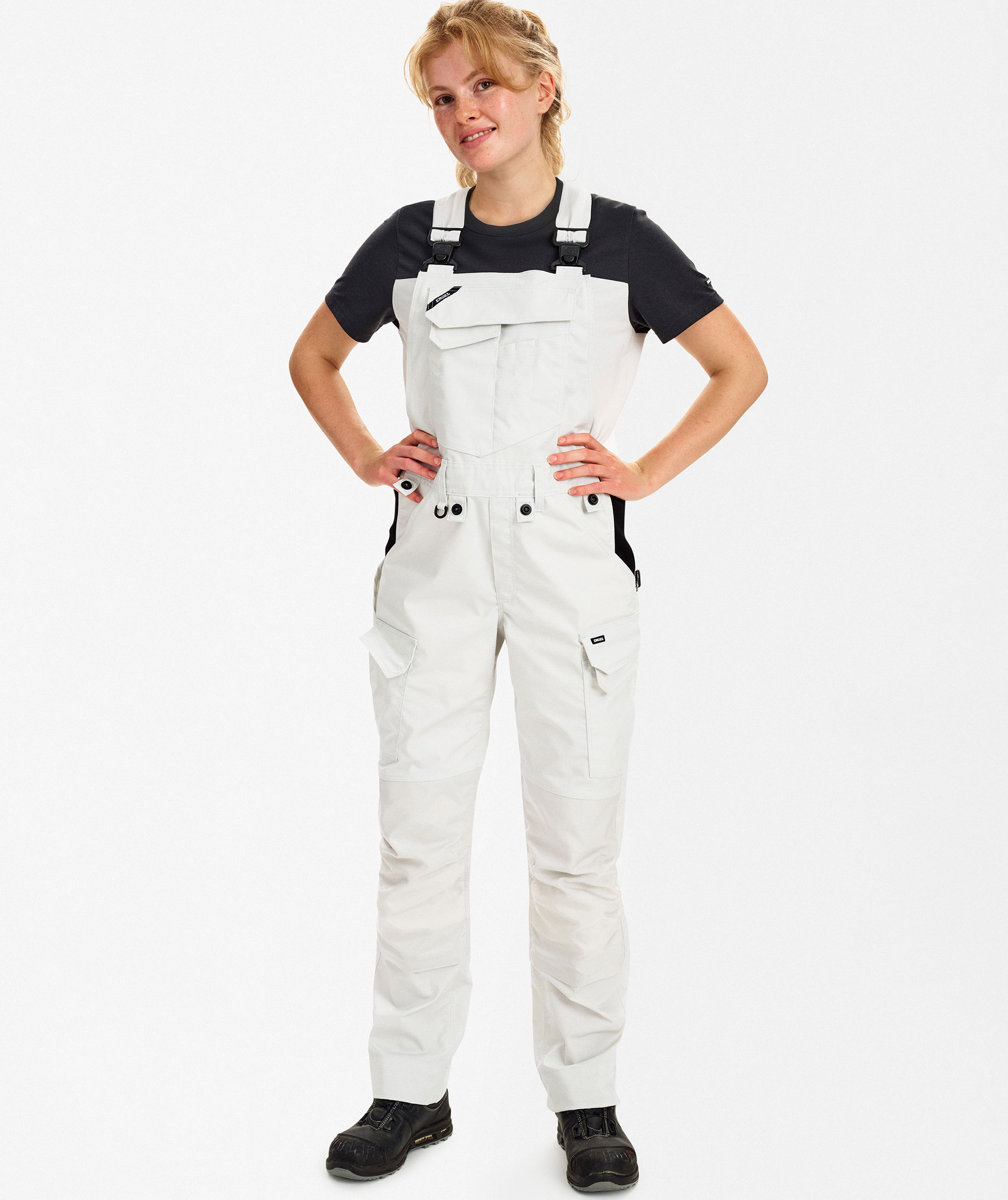 Engel Entire h&auml;ngselbyxa dam, Bone White, large image number 2