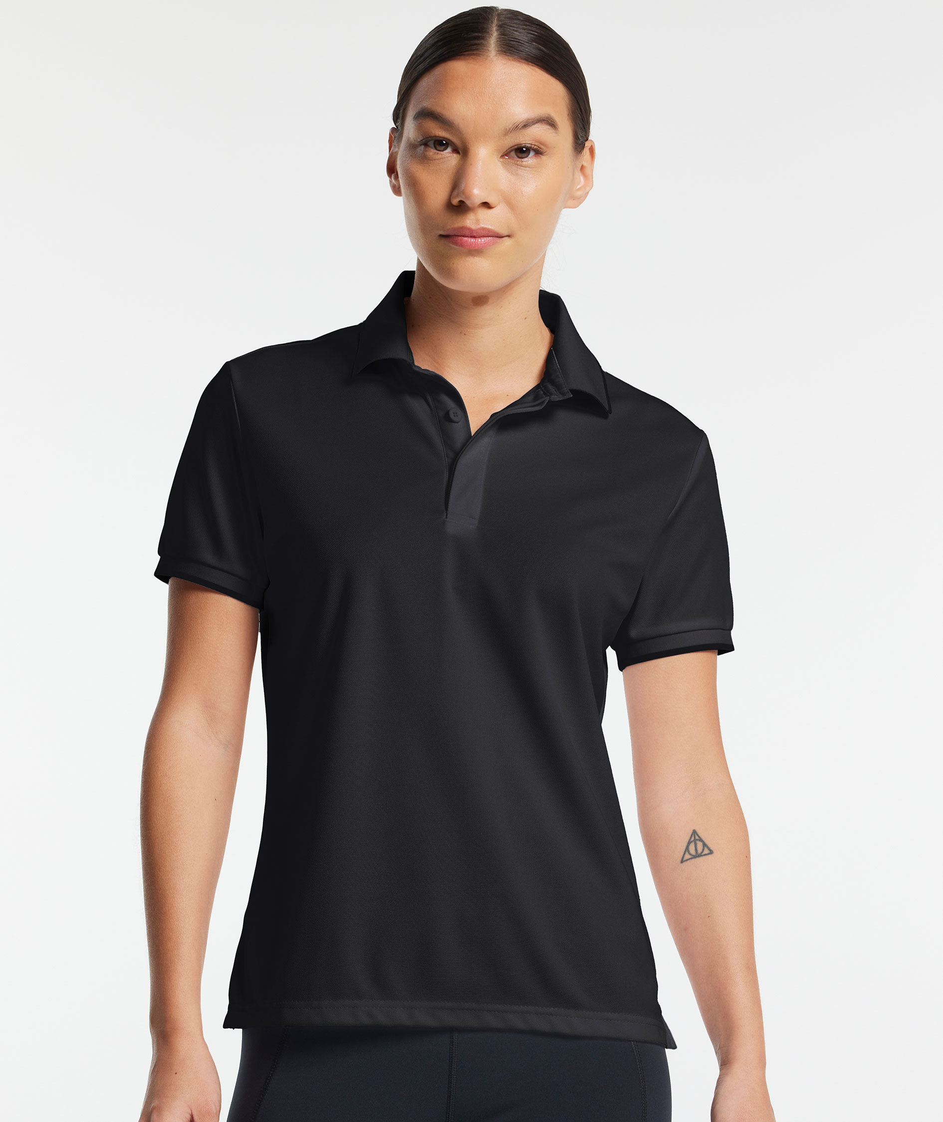 Tenson TXlite Q-dry women's polo shirt, Black, large image number 6