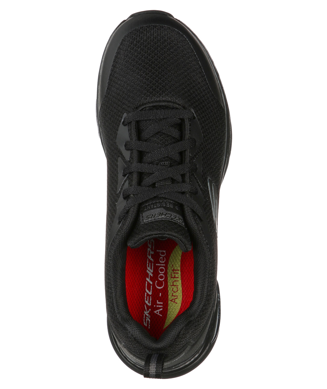 Skechers Arch Fit Work women's work shoes OB, Black, large image number 3