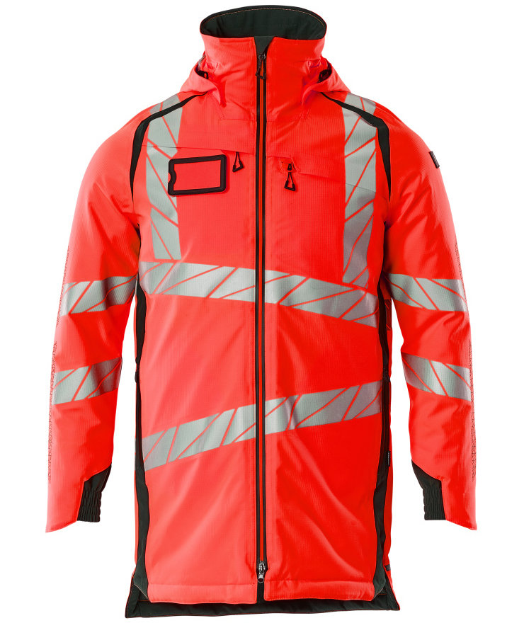 Mascot Accelerate Safe Parka, Hi-Vis Rot/Dunkel Marine, Hi-Vis Rot/Dunkel Marine, swatch