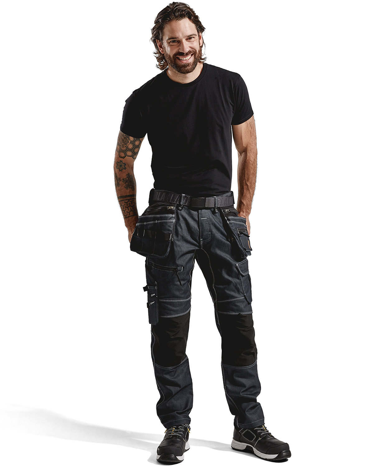 Bl&aring;kl&auml;der h&aring;ndverksbukse X1900