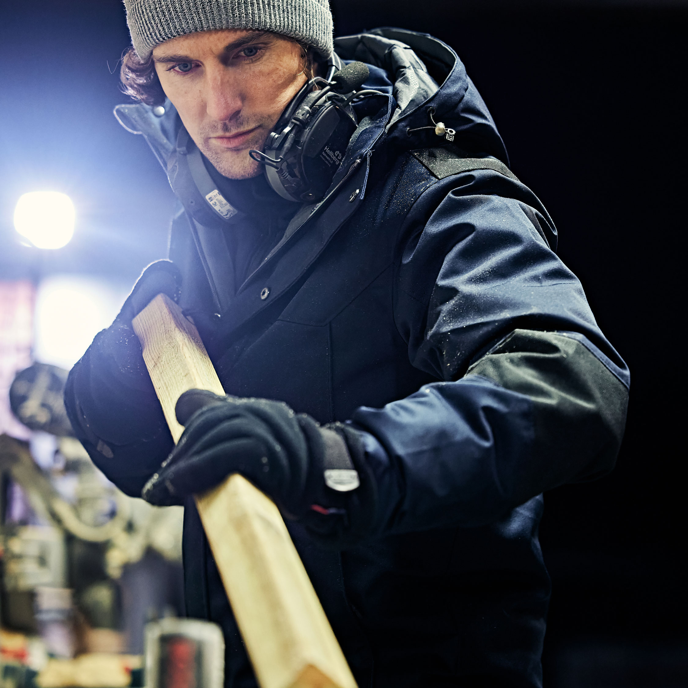 Fristads Softshell Winterjacke 1421 GSW full stretch, Dunkel Marine, large image number 5